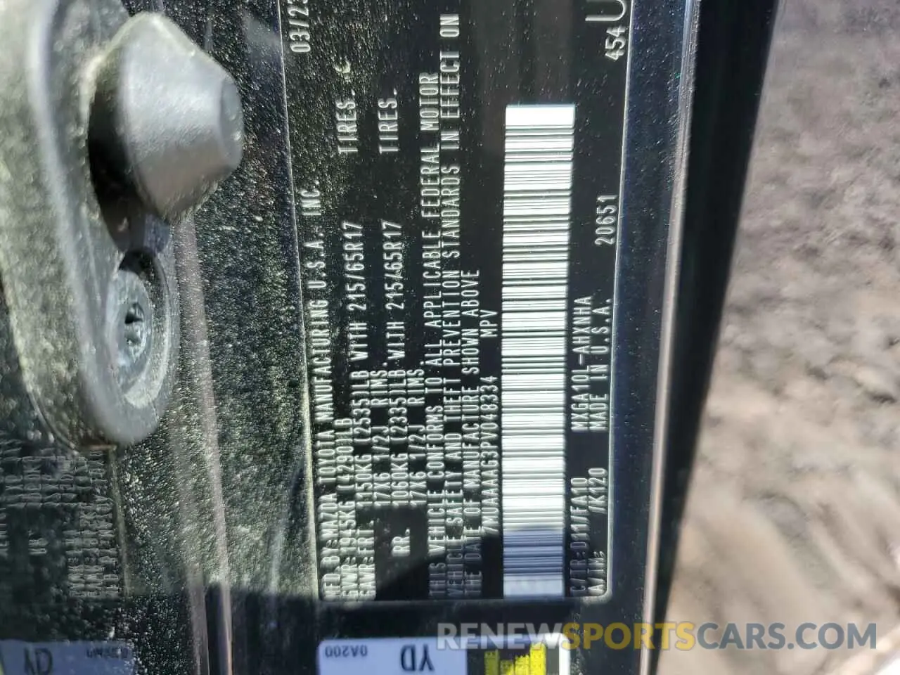 13 Photograph of a damaged car 7MUAAAAG3PV048334 TOYOTA COROLLA CR 2023