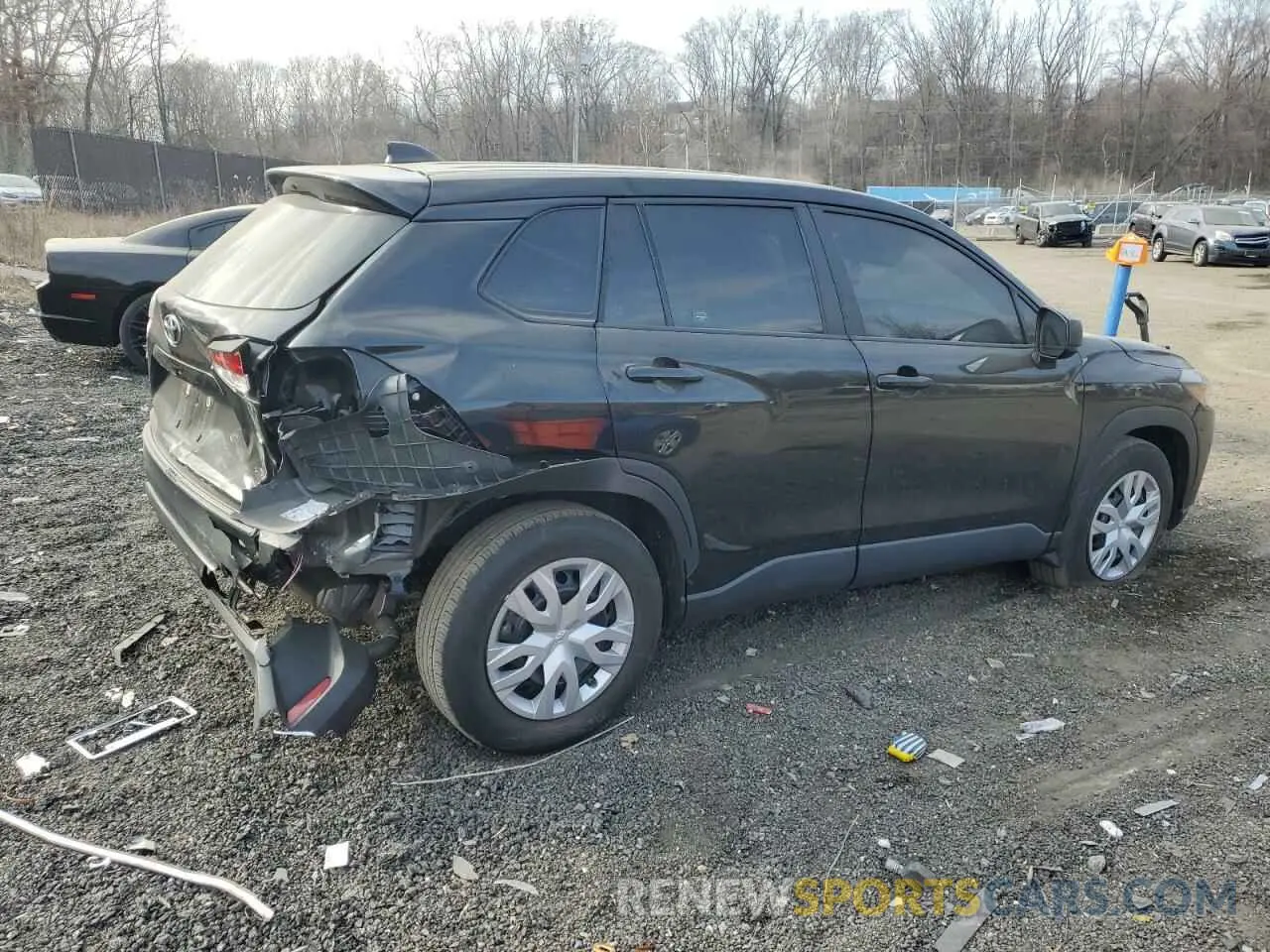 3 Фотография поврежденного автомобиля 7MUAAABG7PV056287 TOYOTA COROLLA CR 2023