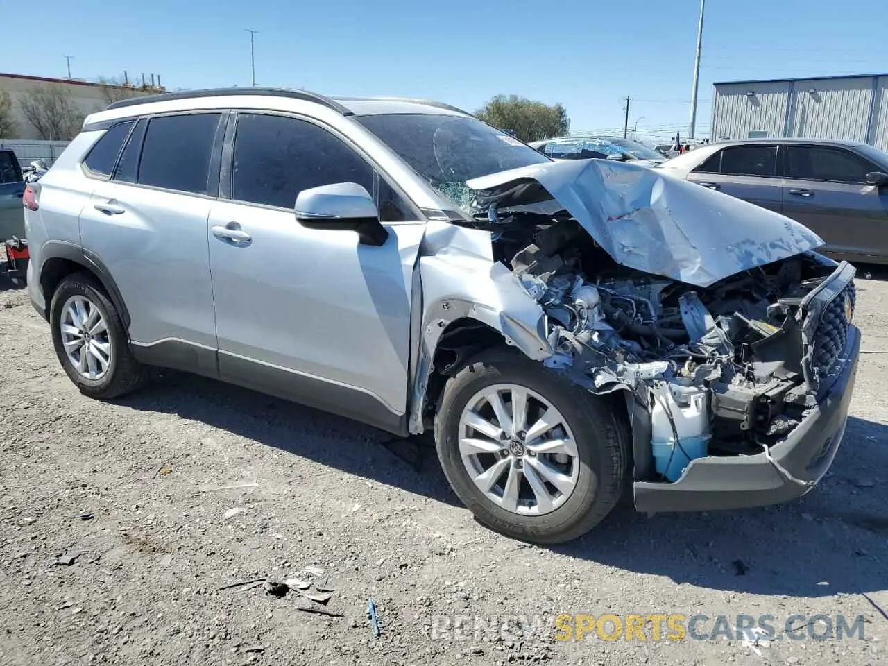 4 Фотография поврежденного автомобиля 7MUBAAAGXPV055740 TOYOTA COROLLA CR 2023