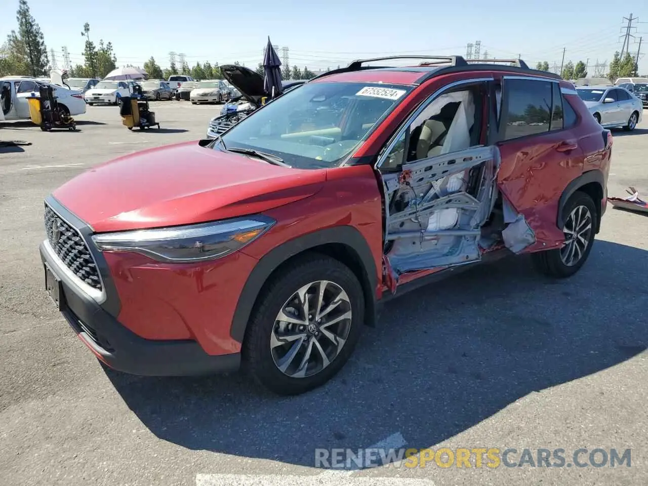 1 Photograph of a damaged car 7MUDAAAG3PV052350 TOYOTA COROLLA CR 2023