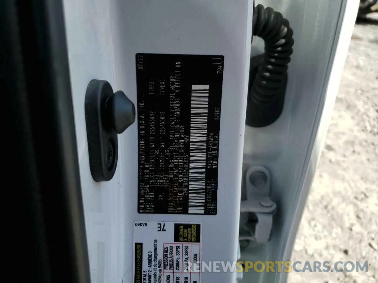 14 Фотография поврежденного автомобиля 7MUFBABG3PV006151 TOYOTA COROLLA CR 2023