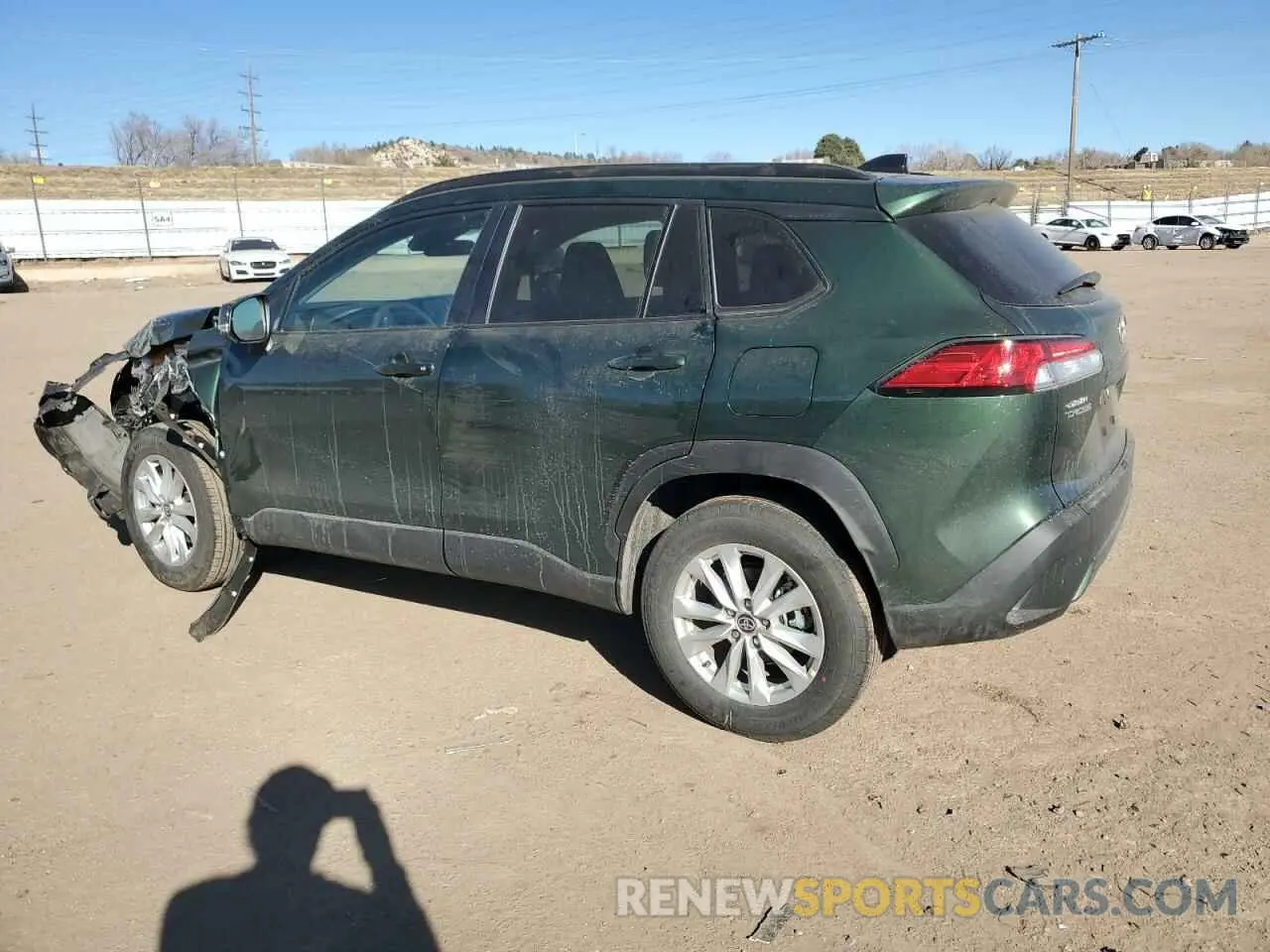 2 Photograph of a damaged car 7MUBAABG4SV120444 TOYOTA COROLLA CR 2025
