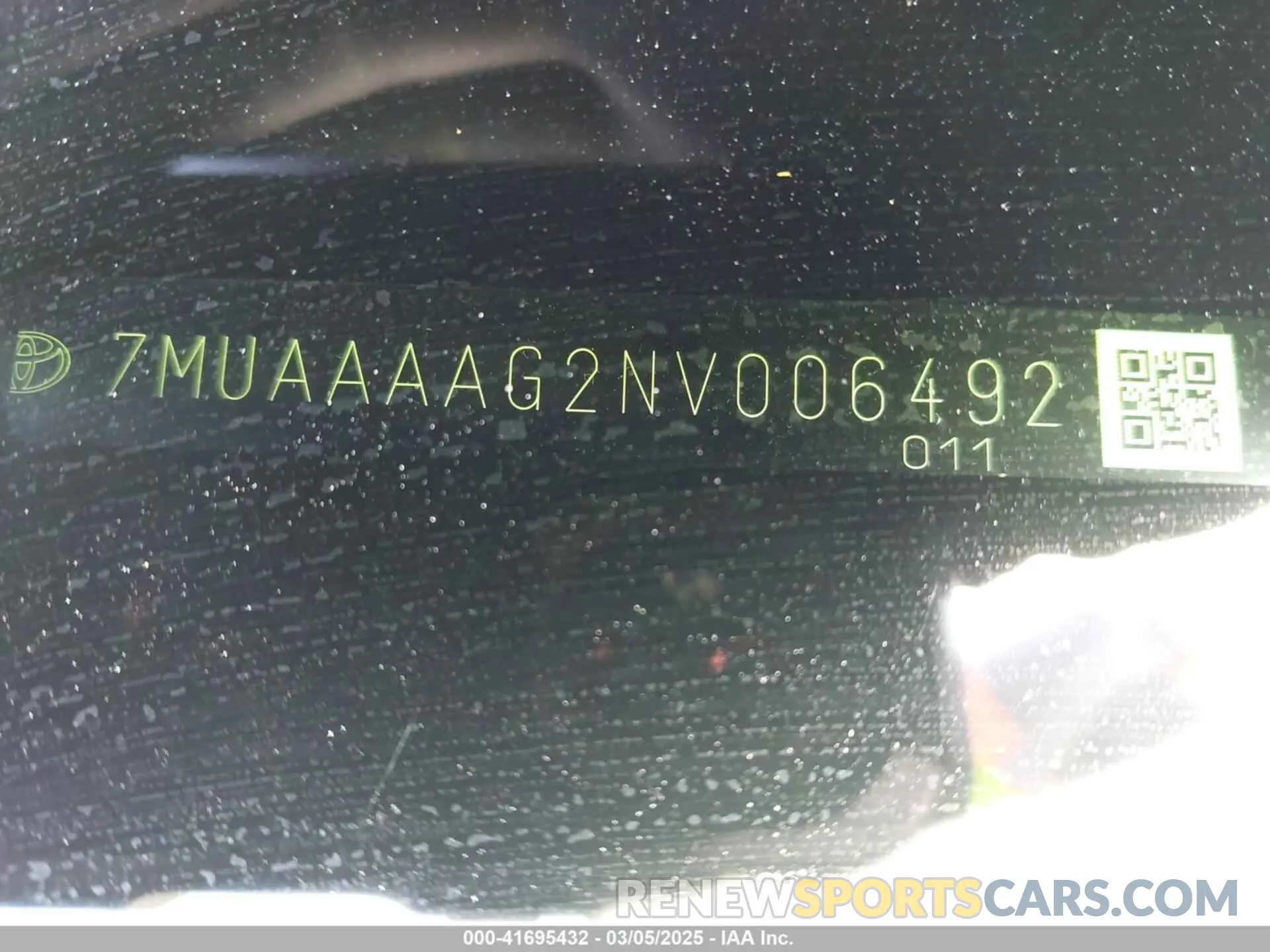 9 Фотография поврежденного автомобиля 7MUAAAAG2NV006492 TOYOTA COROLLA CROSS 2022
