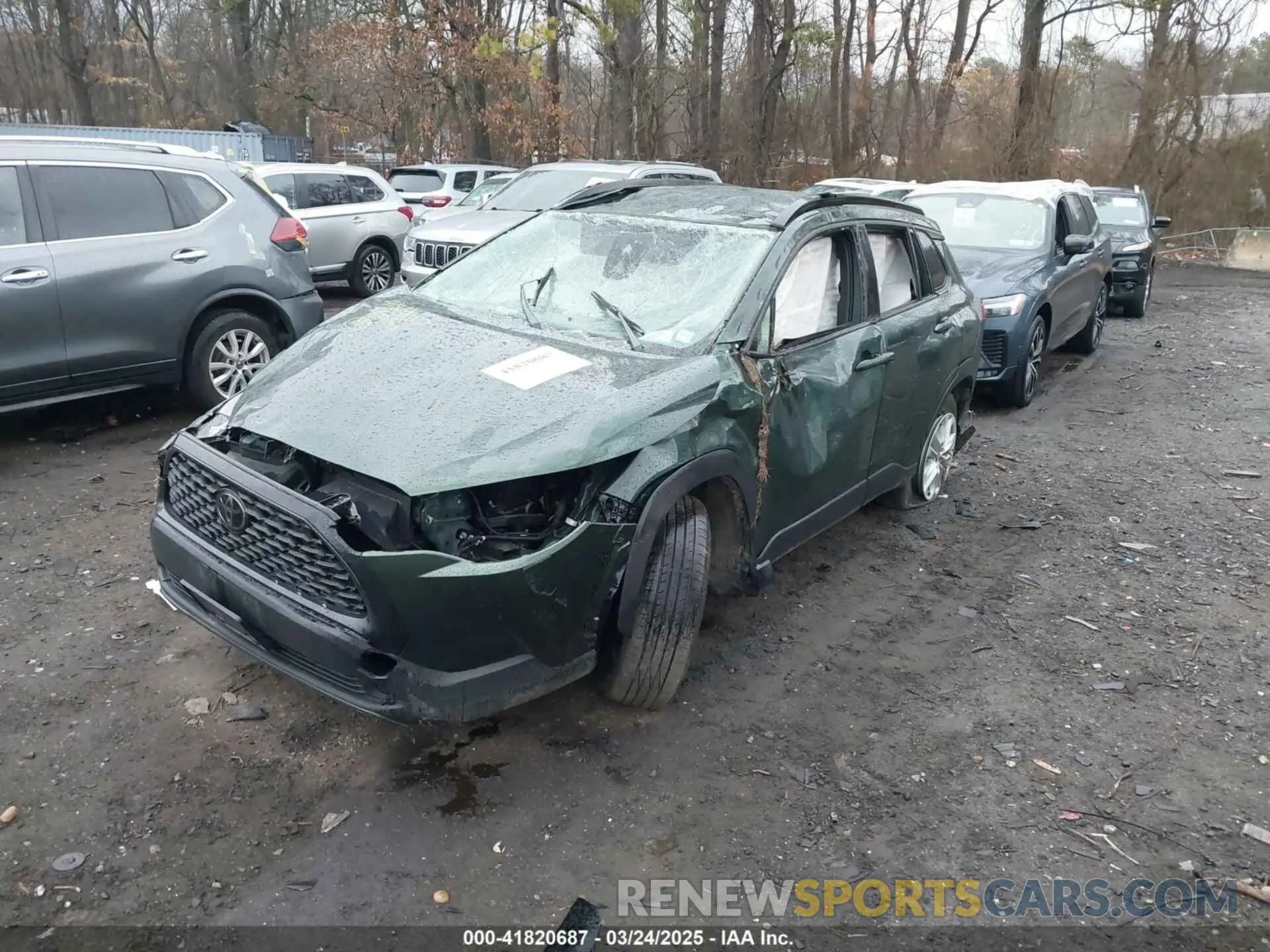 2 Фотография поврежденного автомобиля 7MUCAABG8NV030299 TOYOTA COROLLA CROSS 2022