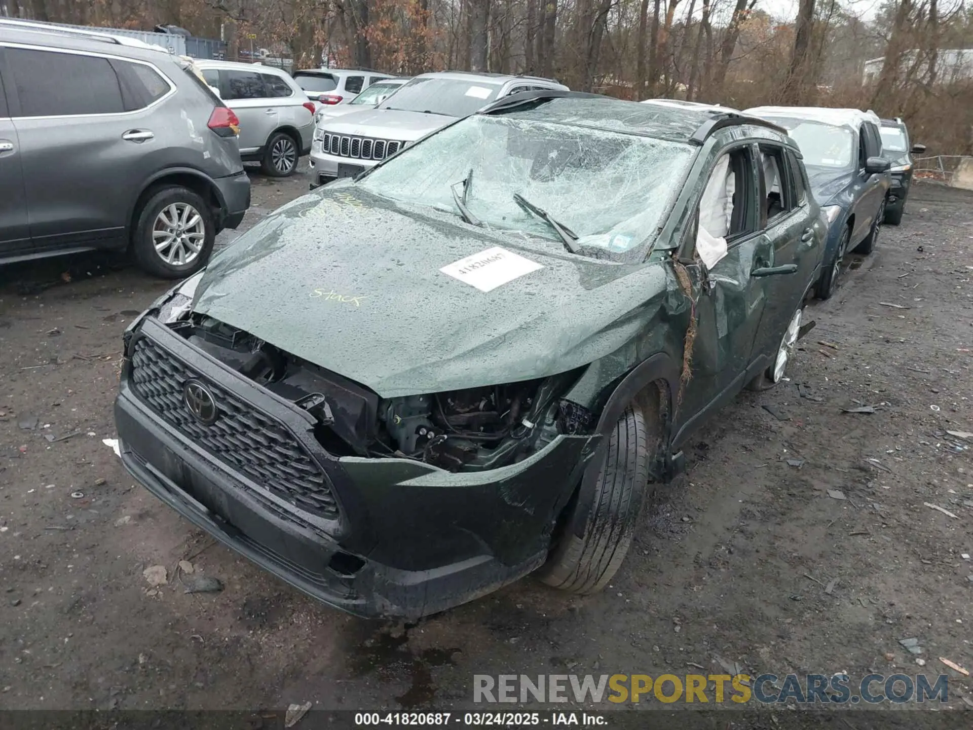 6 Фотография поврежденного автомобиля 7MUCAABG8NV030299 TOYOTA COROLLA CROSS 2022