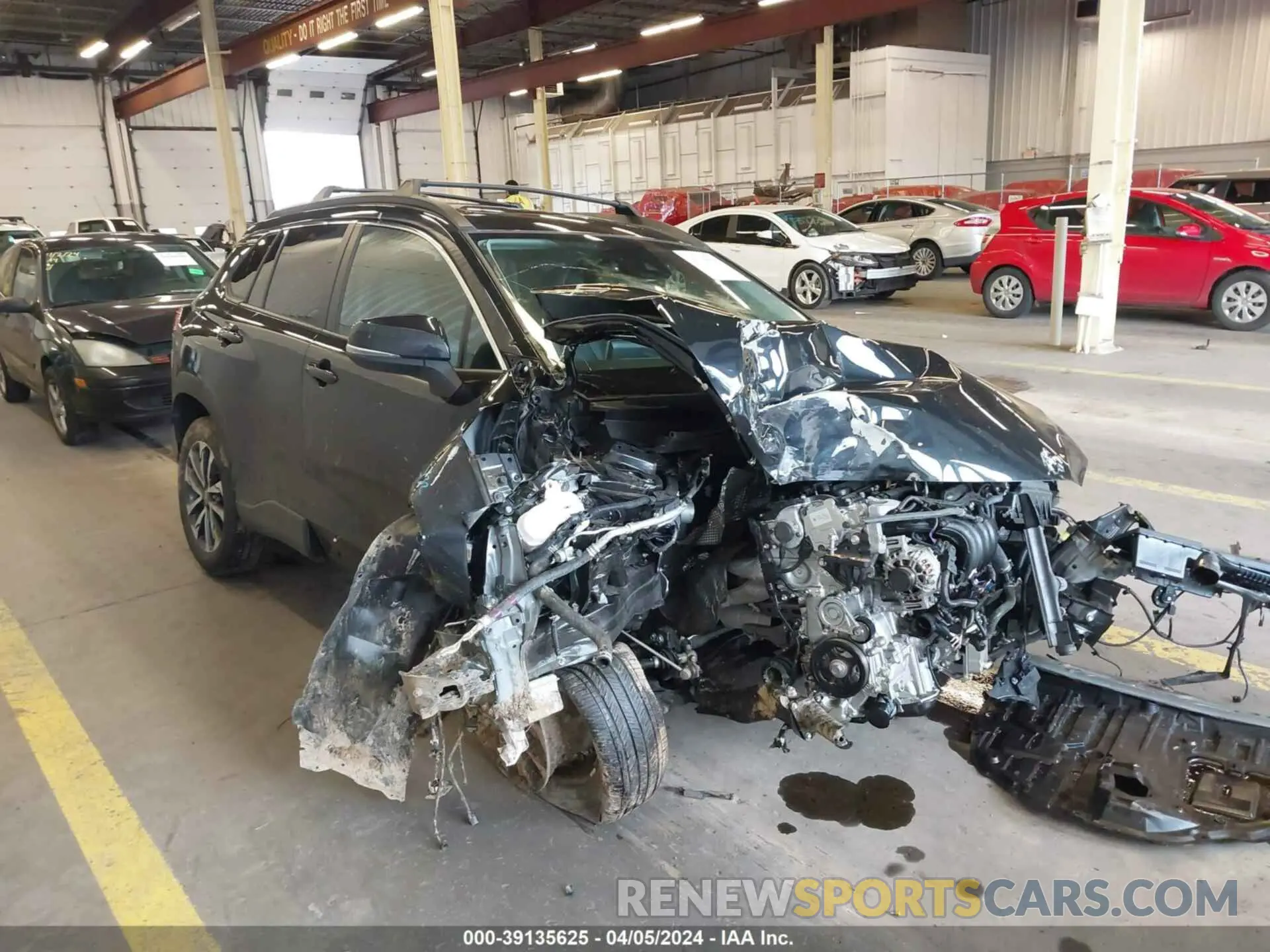 1 Photograph of a damaged car 7MUDAABGXNV027439 TOYOTA COROLLA CROSS 2022