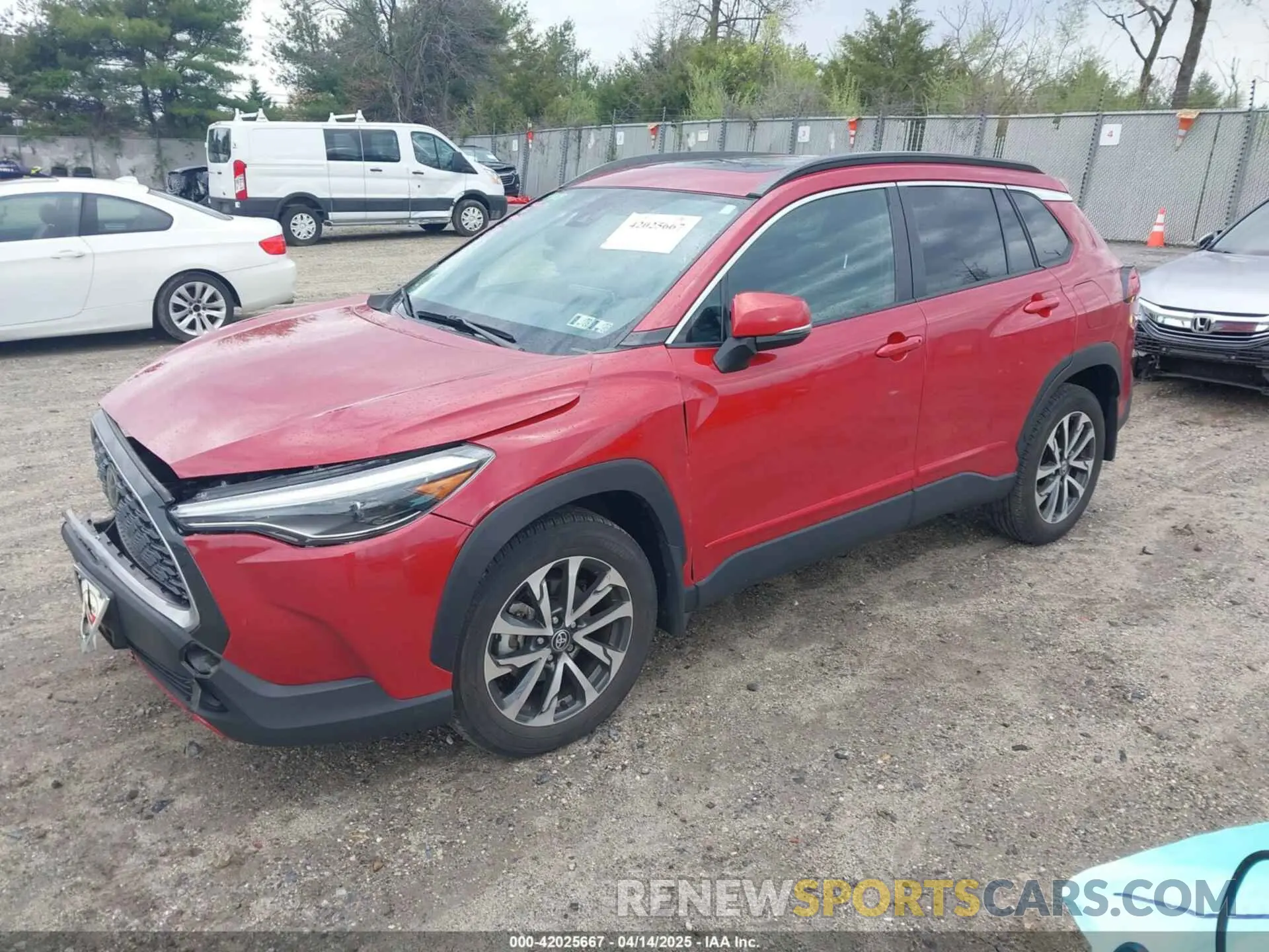 2 Фотография поврежденного автомобиля 7MUDAABGXNV041289 TOYOTA COROLLA CROSS 2022