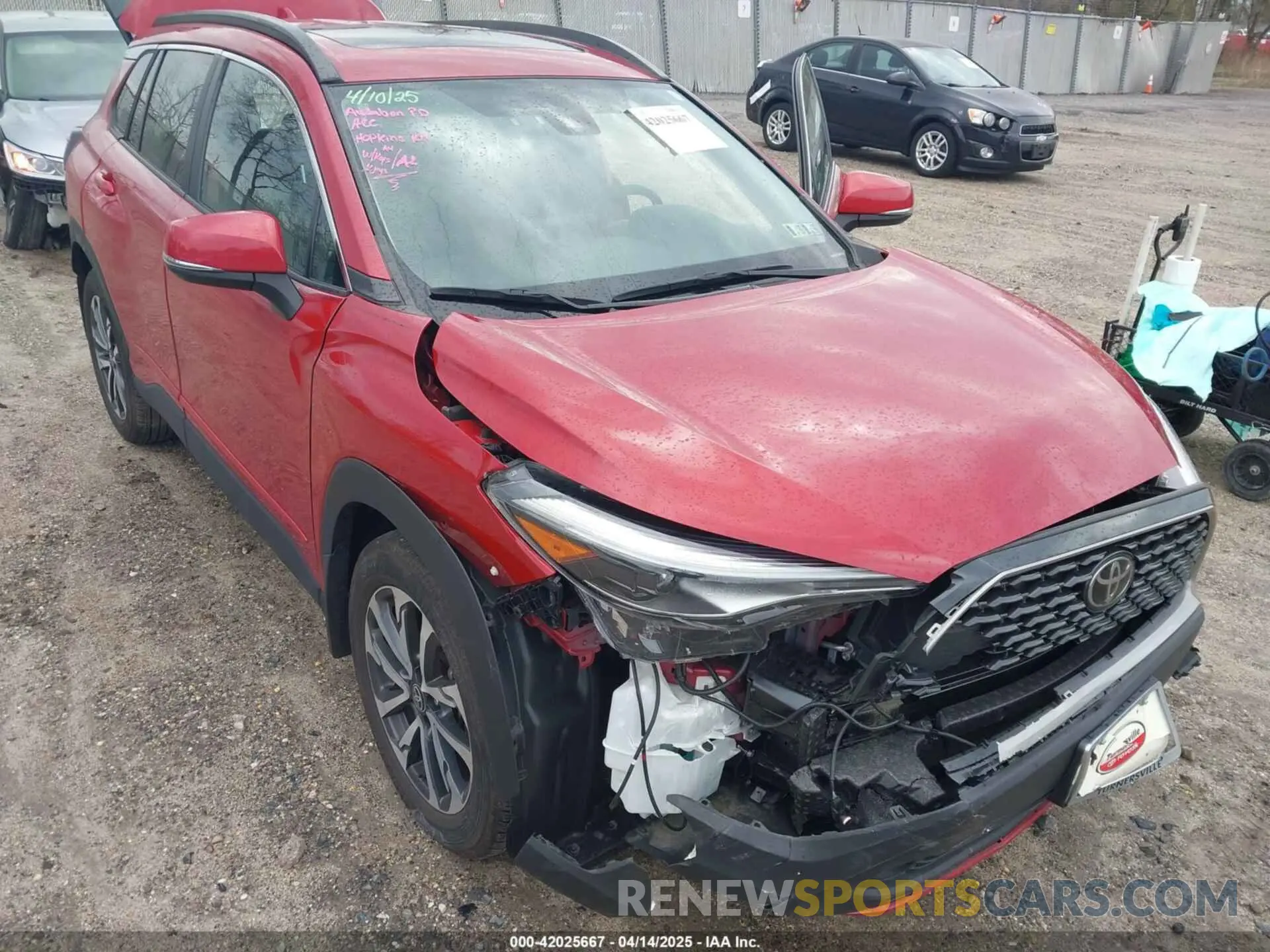 6 Фотография поврежденного автомобиля 7MUDAABGXNV041289 TOYOTA COROLLA CROSS 2022