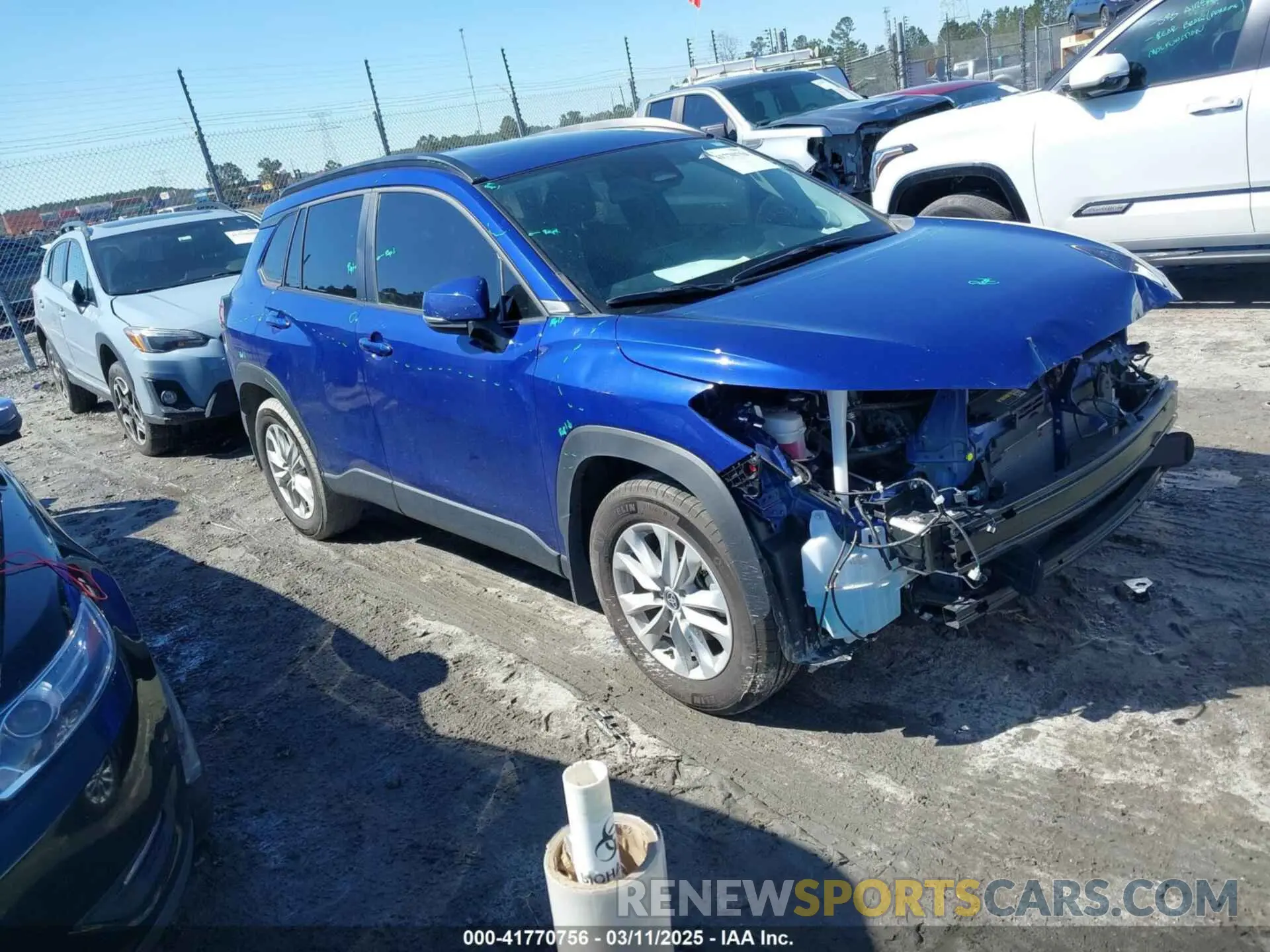 1 Фотография поврежденного автомобиля 7MUBAAAG5PV068752 TOYOTA COROLLA CROSS 2023
