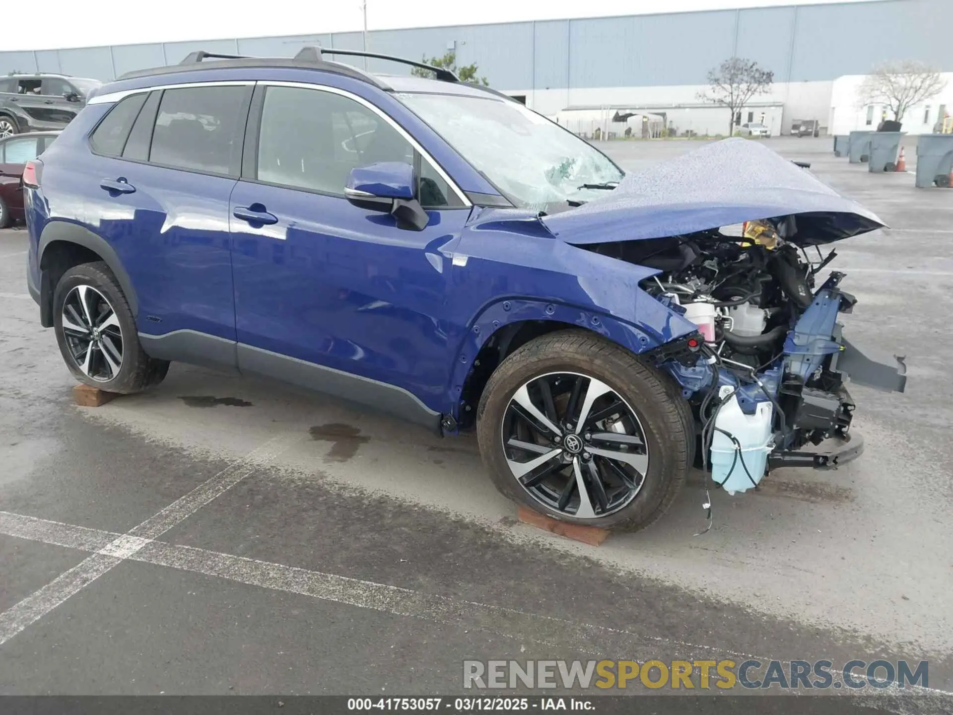 1 Photograph of a damaged car 7MUFBABG3RV051786 TOYOTA COROLLA CROSS HYBRID 2024