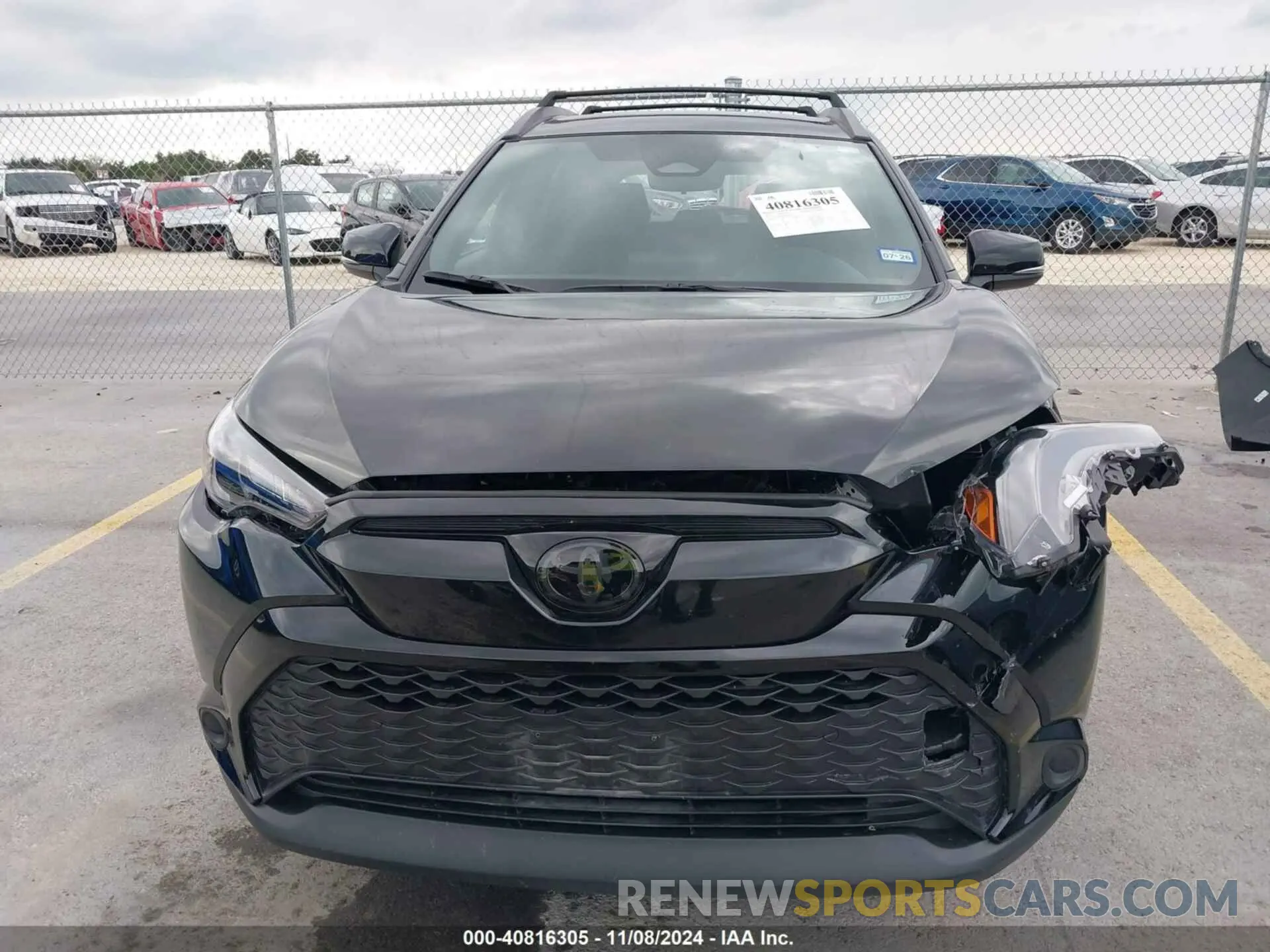 13 Photograph of a damaged car 7MUFBABGXRV038727 TOYOTA COROLLA CROSS HYBRID 2024