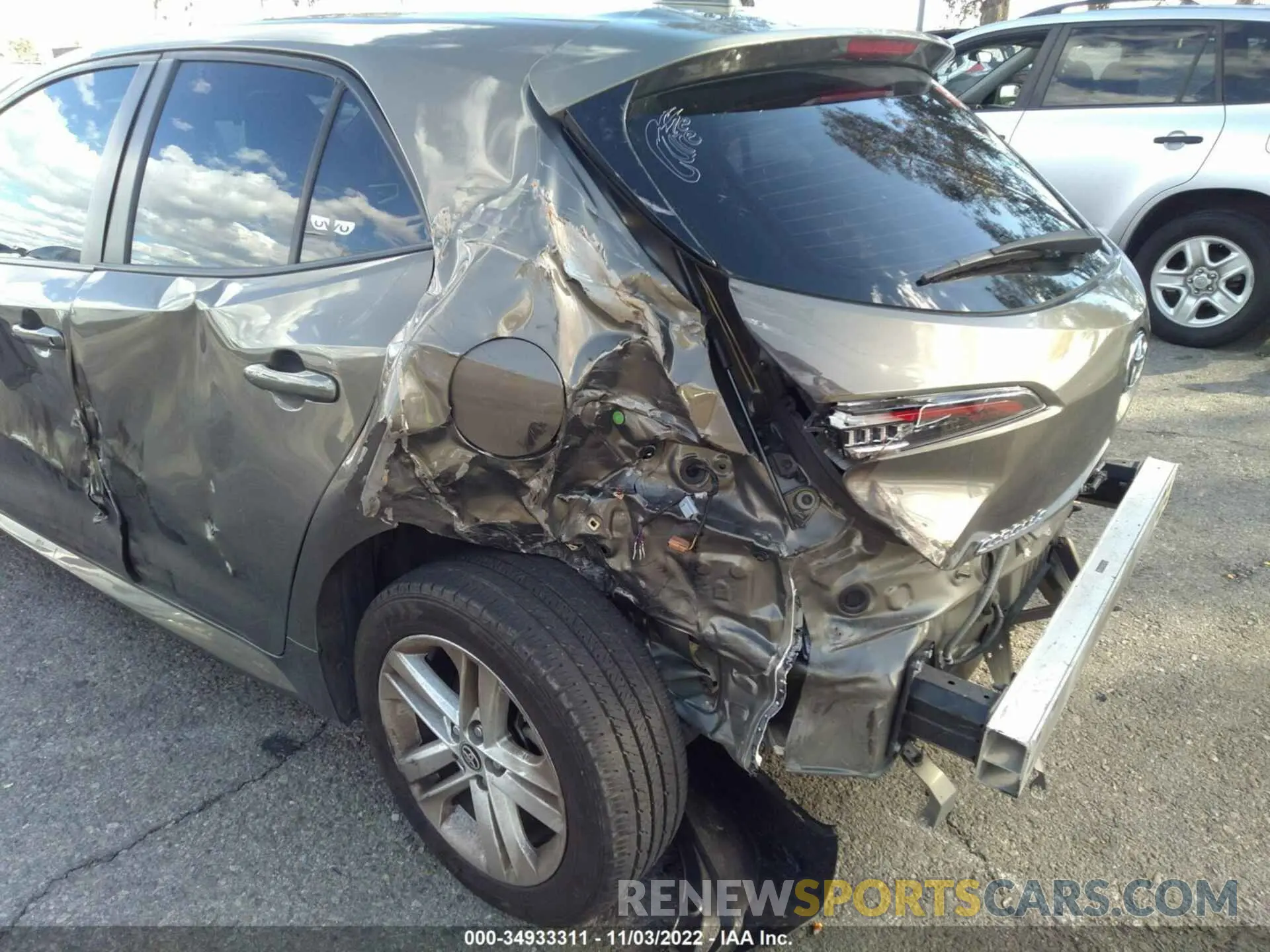 6 Photograph of a damaged car JTNK4RBE0K3008106 TOYOTA COROLLA HATCHBACK 2019