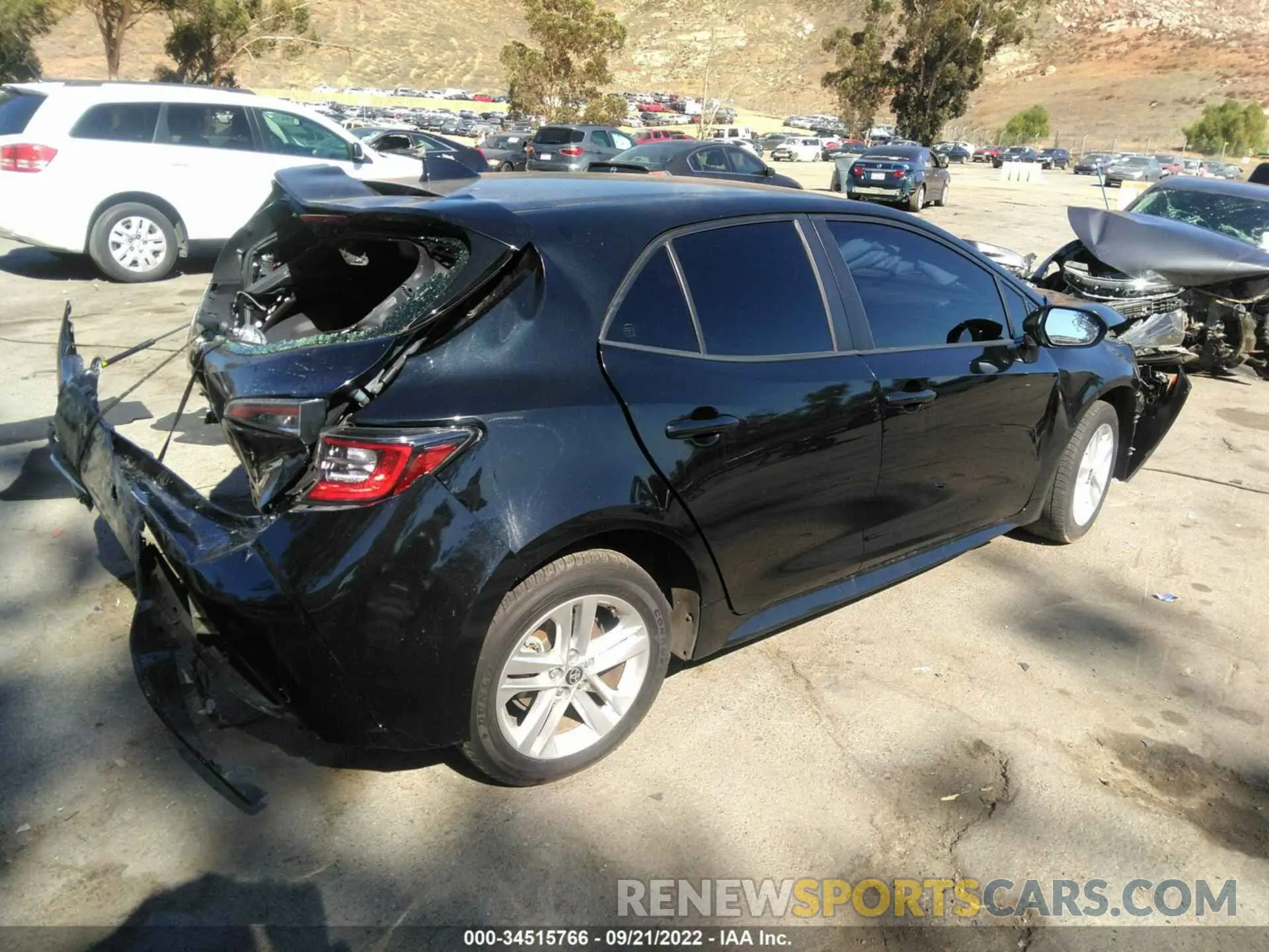 4 Photograph of a damaged car JTNK4RBE0K3026797 TOYOTA COROLLA HATCHBACK 2019