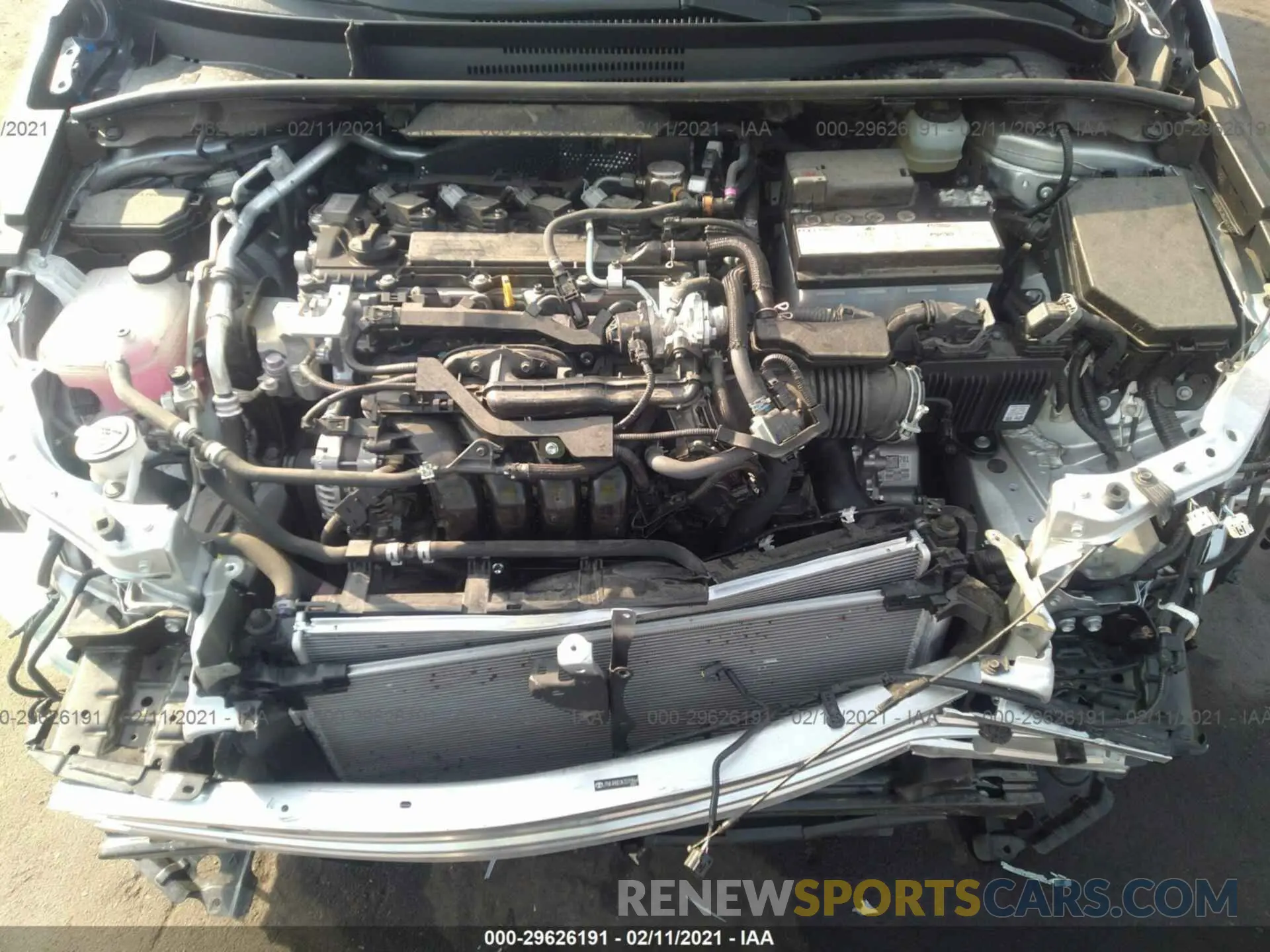 10 Photograph of a damaged car JTNK4RBE0K3070864 TOYOTA COROLLA HATCHBACK 2019