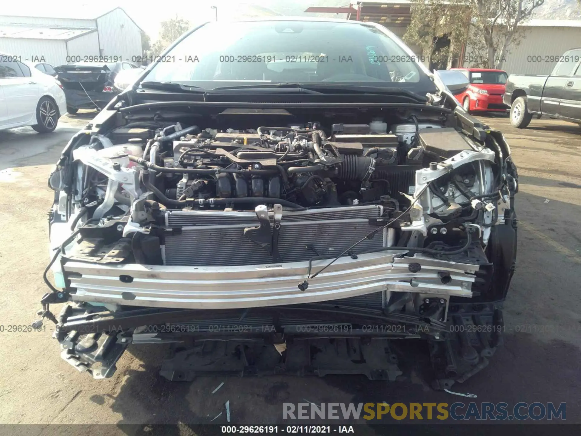 6 Photograph of a damaged car JTNK4RBE0K3070864 TOYOTA COROLLA HATCHBACK 2019