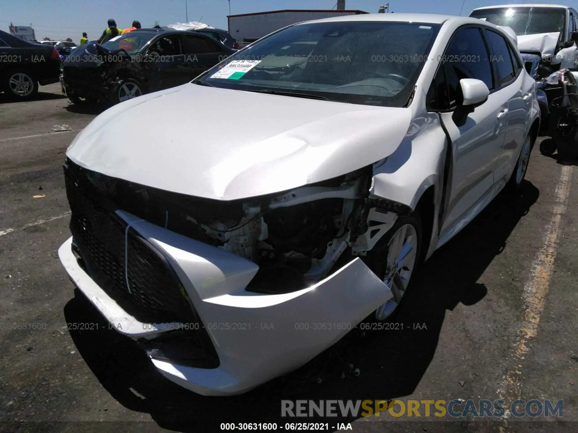 6 Photograph of a damaged car JTNK4RBE1K3023701 TOYOTA COROLLA HATCHBACK 2019