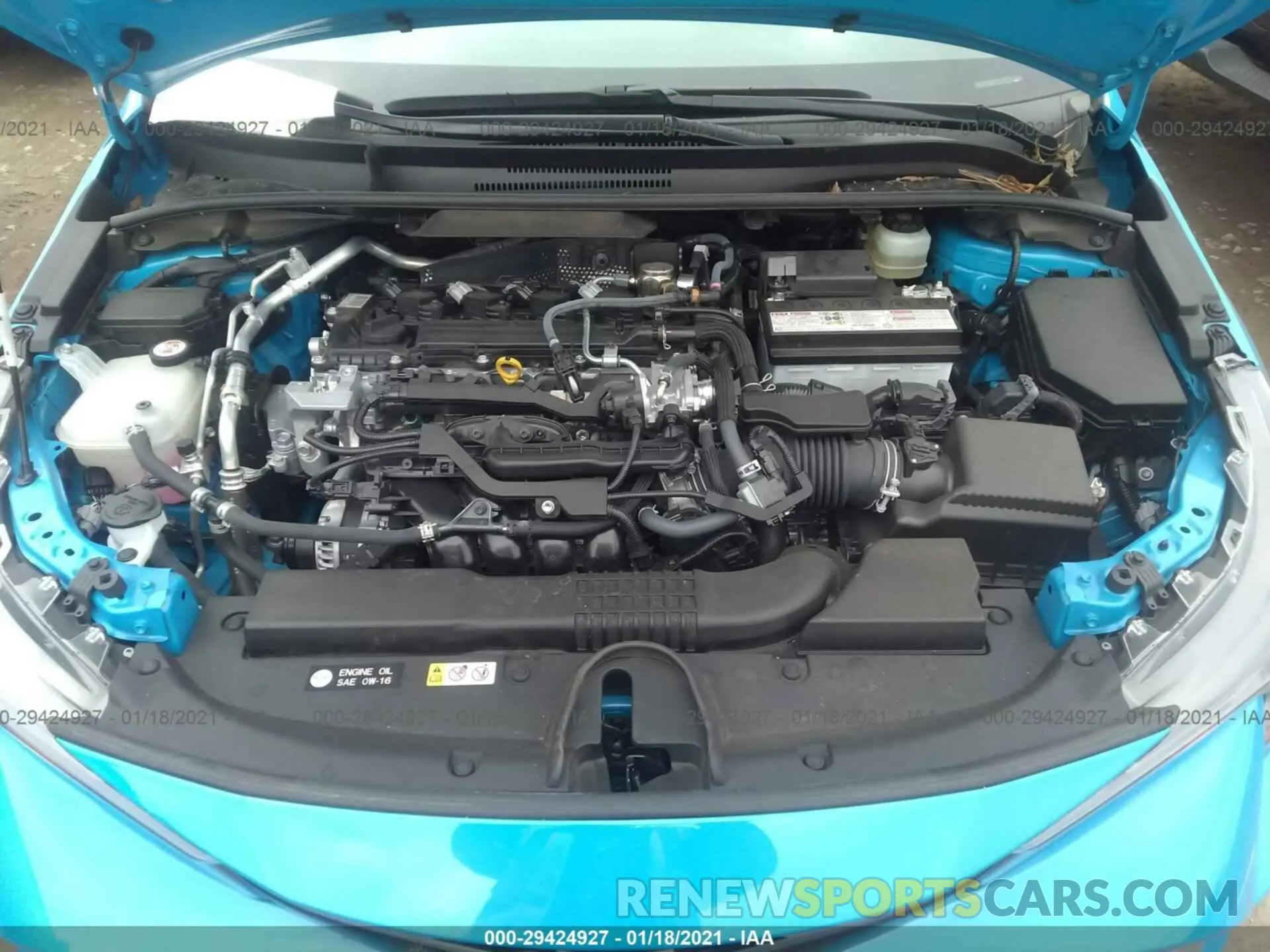 10 Photograph of a damaged car JTNK4RBE1K3064751 TOYOTA COROLLA HATCHBACK 2019
