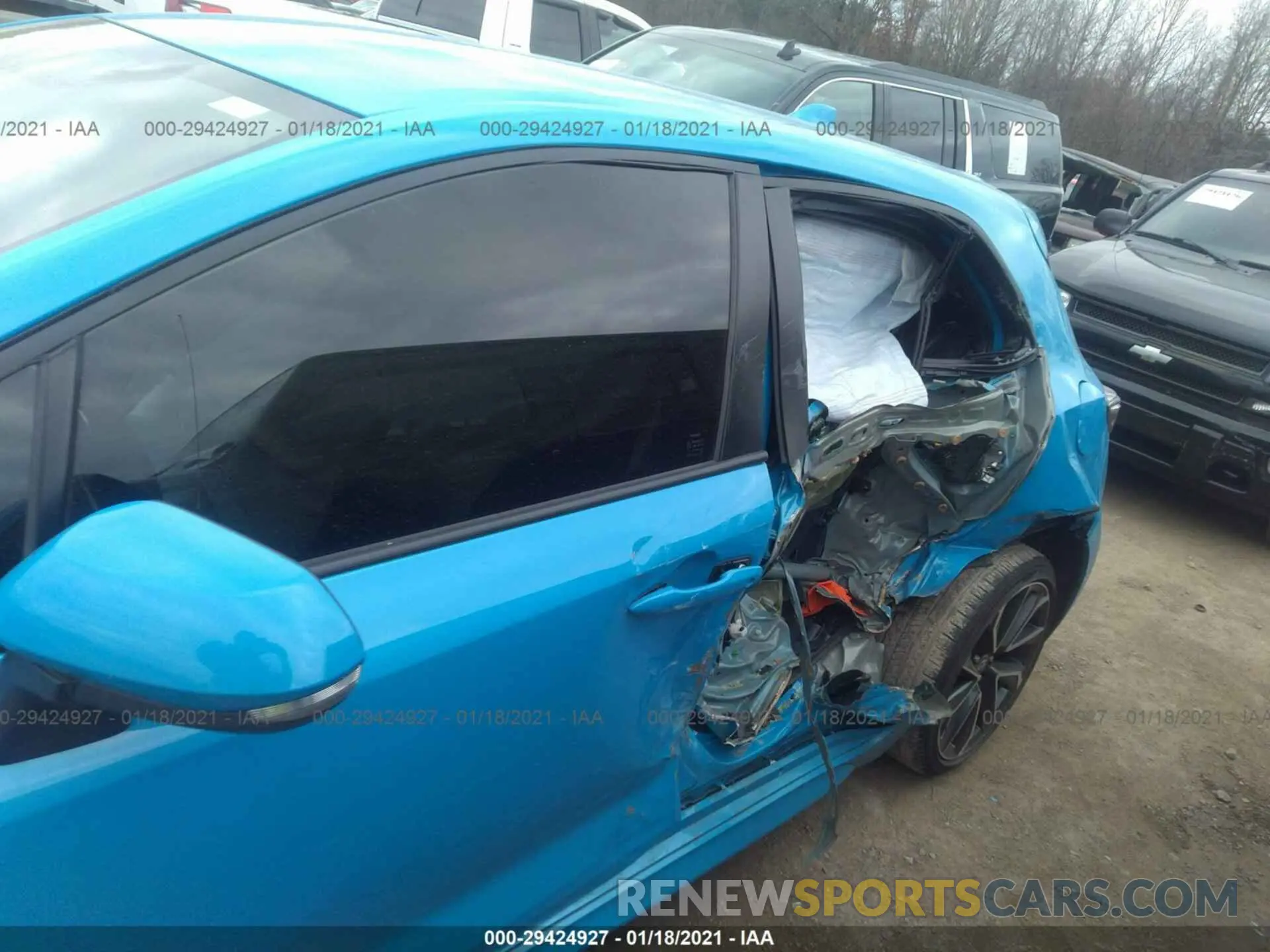 6 Photograph of a damaged car JTNK4RBE1K3064751 TOYOTA COROLLA HATCHBACK 2019