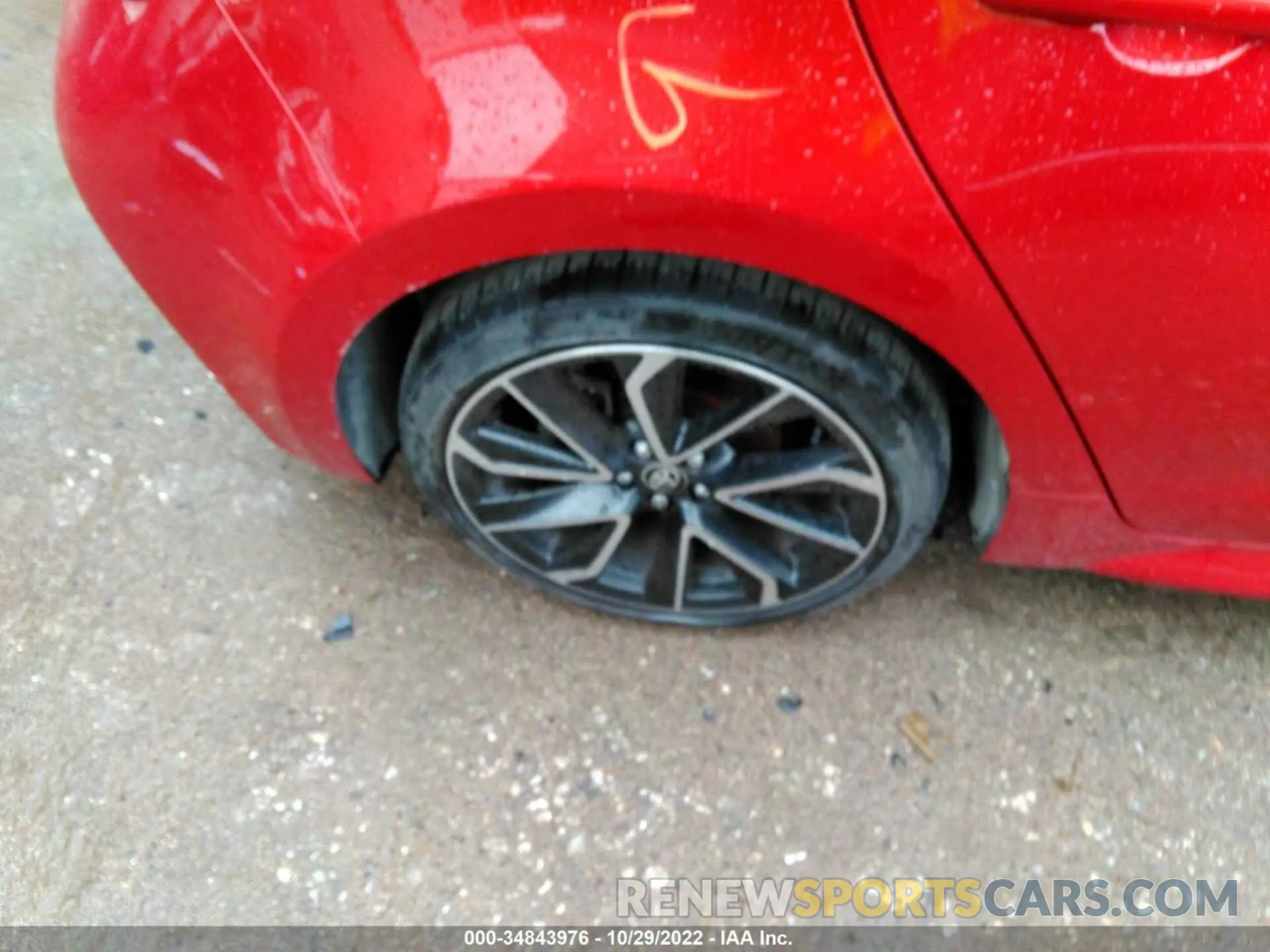 16 Photograph of a damaged car JTNK4RBE2K3011668 TOYOTA COROLLA HATCHBACK 2019