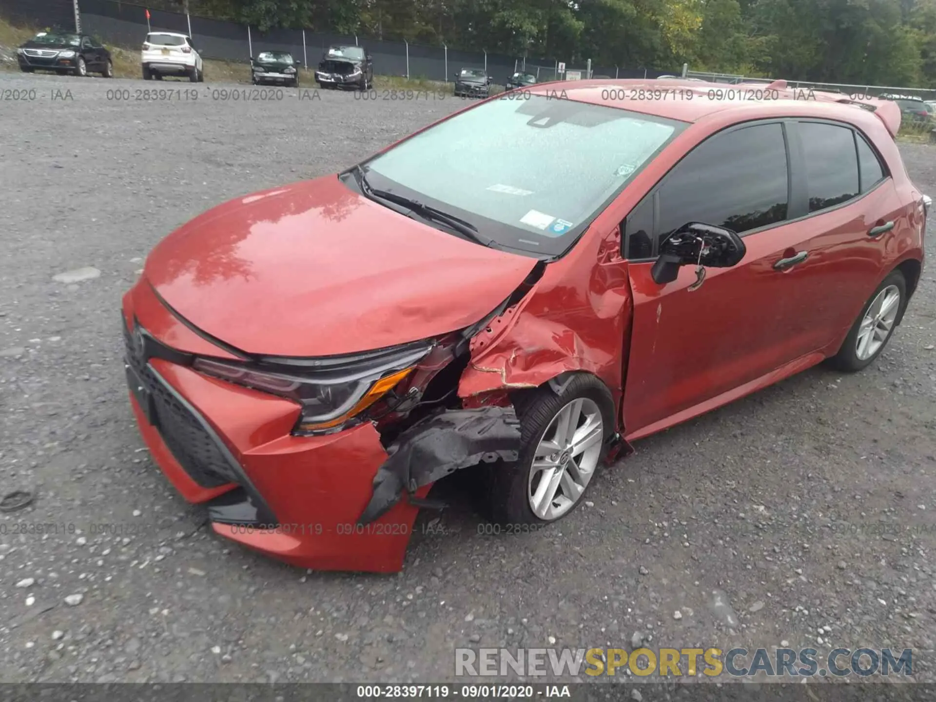6 Photograph of a damaged car JTNK4RBE2K3020340 TOYOTA COROLLA HATCHBACK 2019
