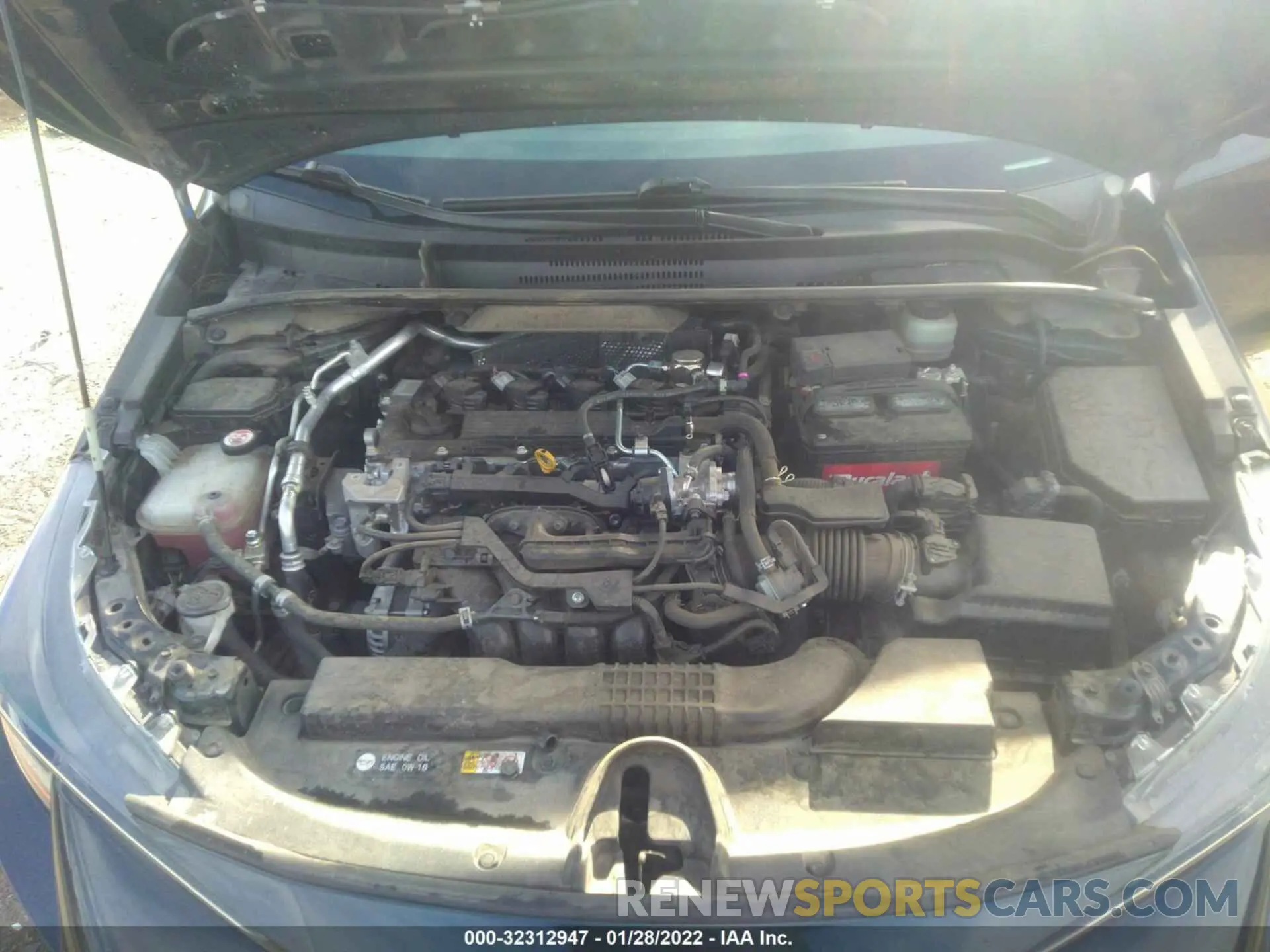10 Photograph of a damaged car JTNK4RBE2K3033427 TOYOTA COROLLA HATCHBACK 2019