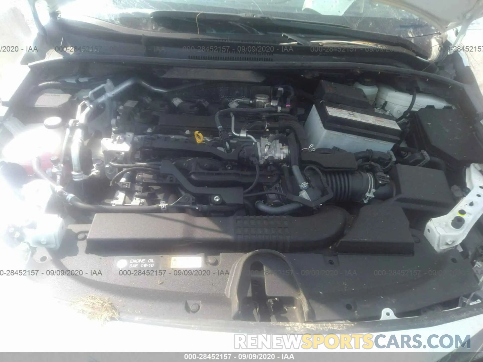 10 Photograph of a damaged car JTNK4RBE2K3040264 TOYOTA COROLLA HATCHBACK 2019