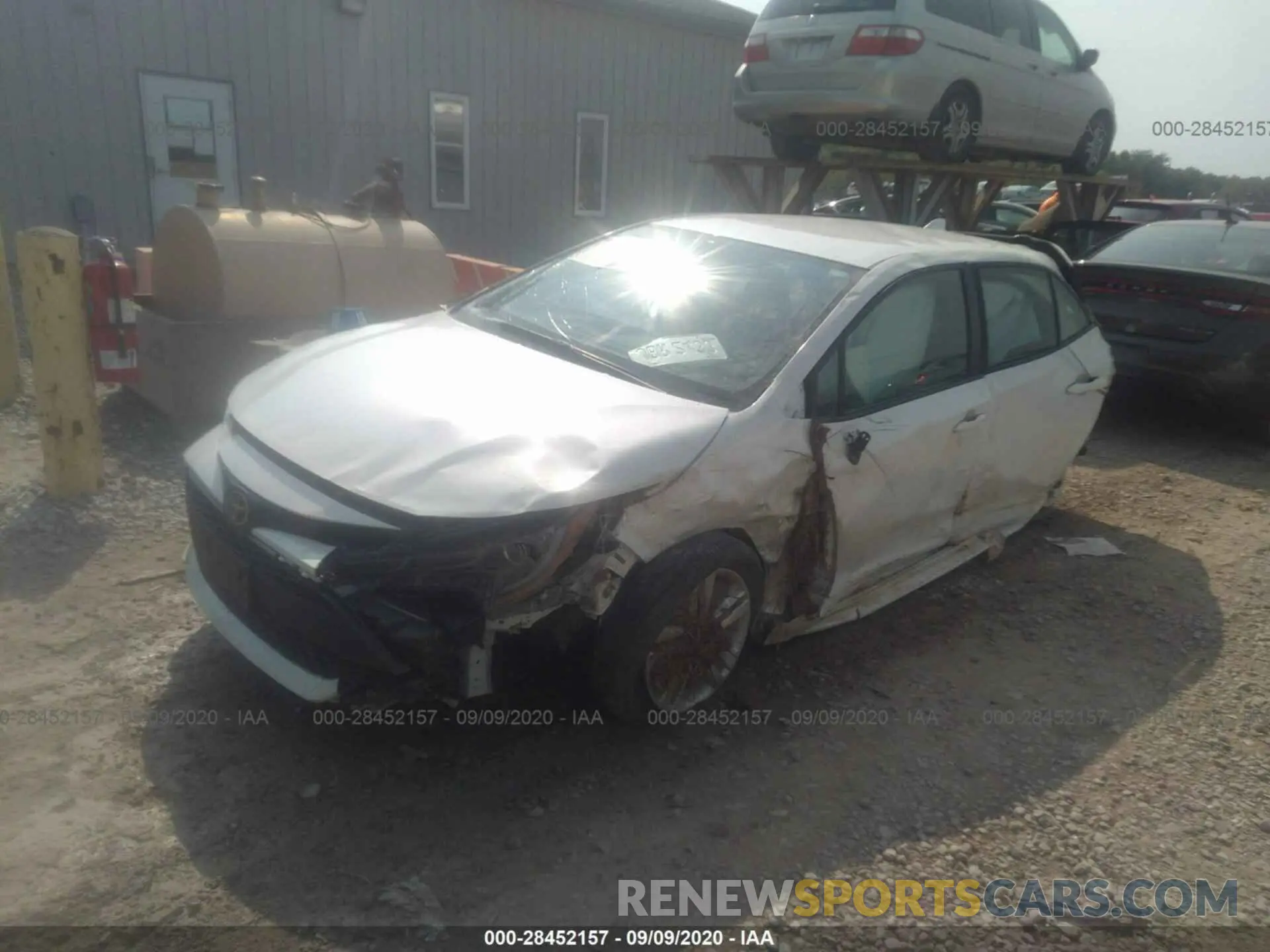 2 Photograph of a damaged car JTNK4RBE2K3040264 TOYOTA COROLLA HATCHBACK 2019
