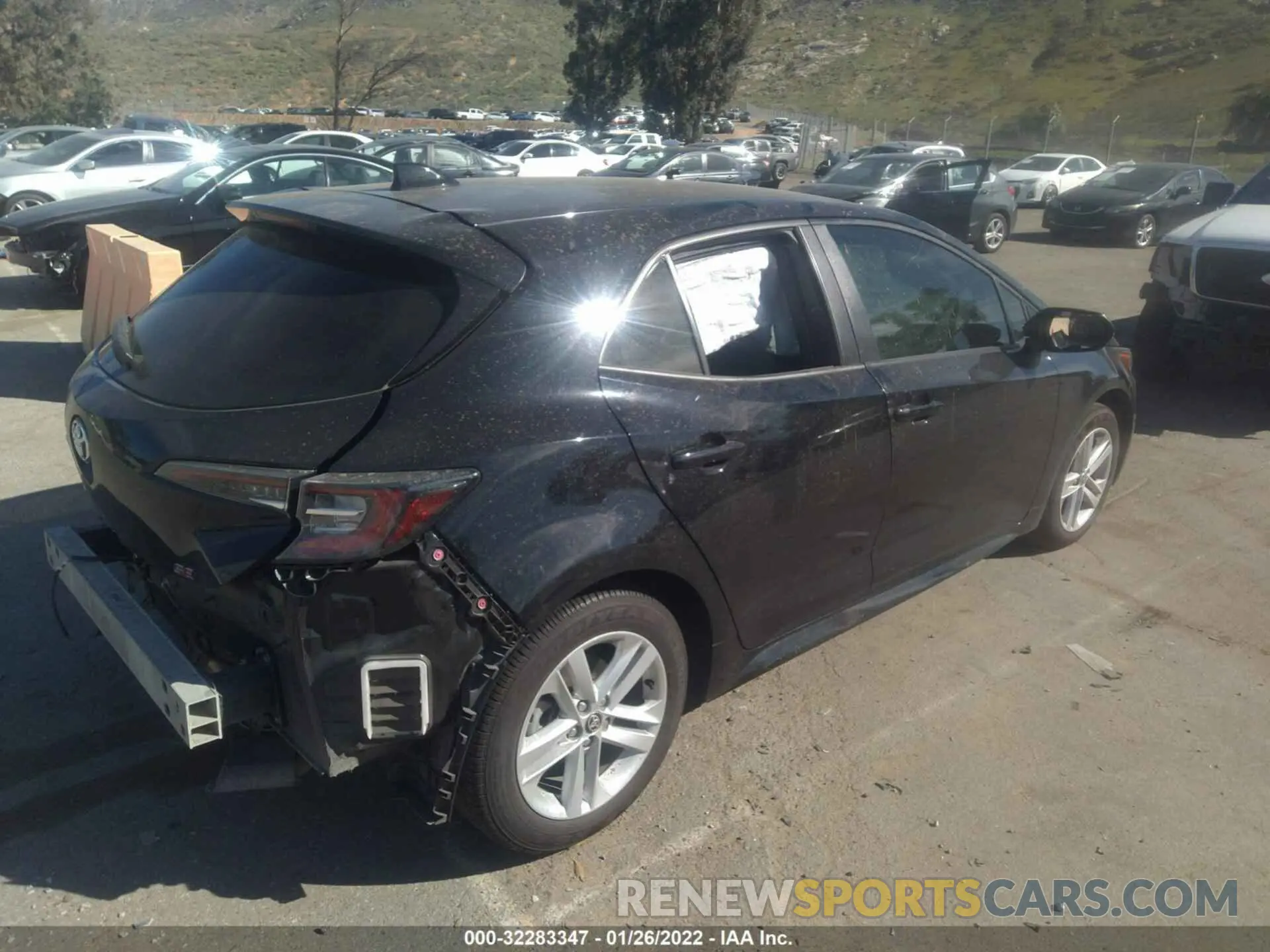 4 Photograph of a damaged car JTNK4RBE2K3058702 TOYOTA COROLLA HATCHBACK 2019