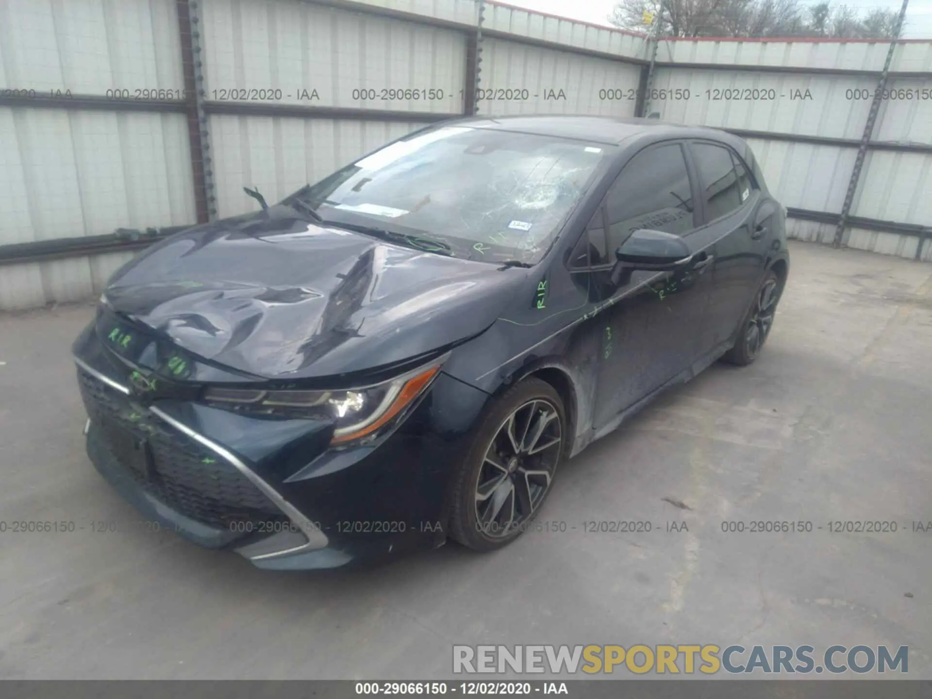 2 Photograph of a damaged car JTNK4RBE4K3052951 TOYOTA COROLLA HATCHBACK 2019