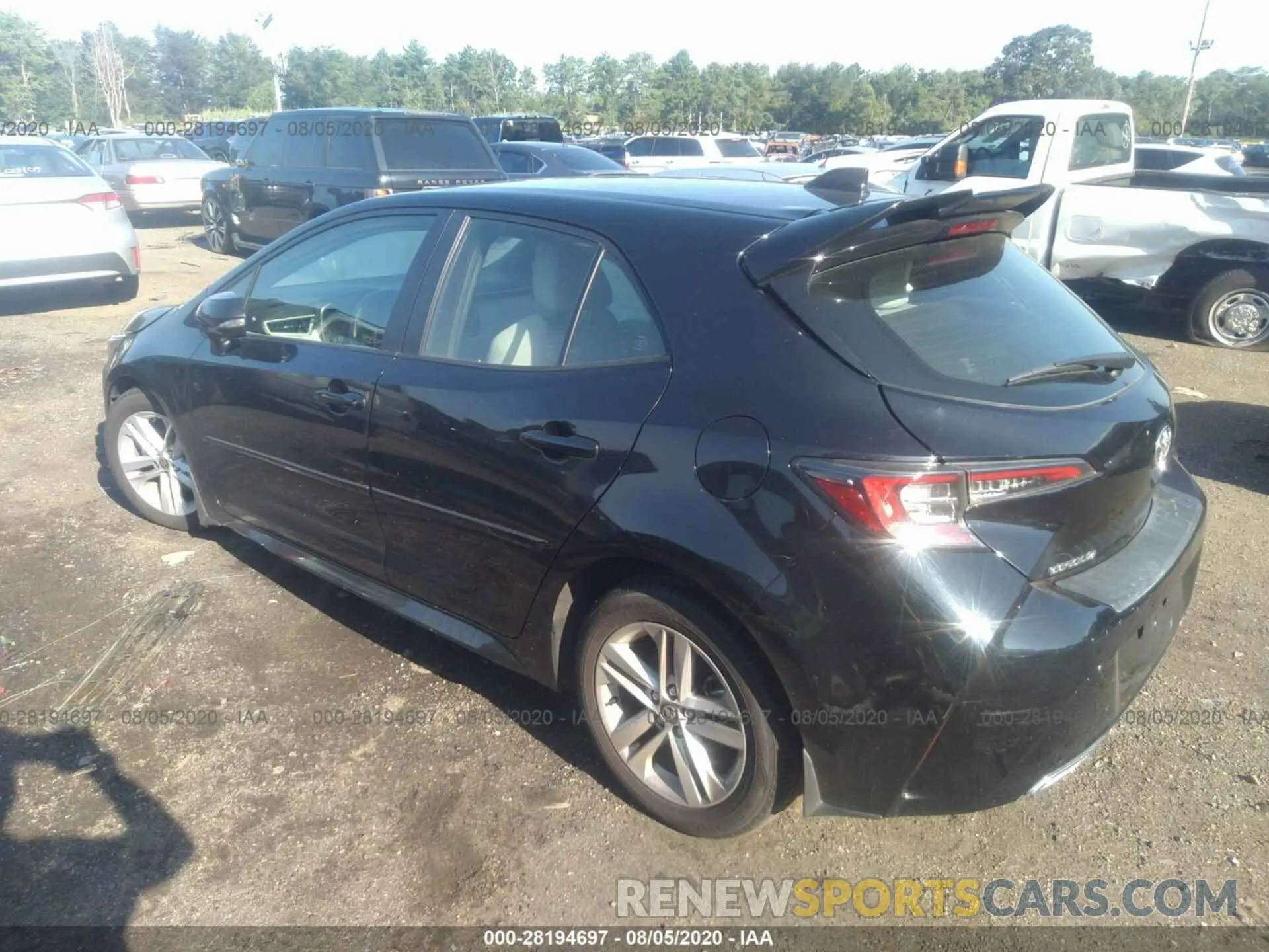 3 Photograph of a damaged car JTNK4RBE4K3053968 TOYOTA COROLLA HATCHBACK 2019