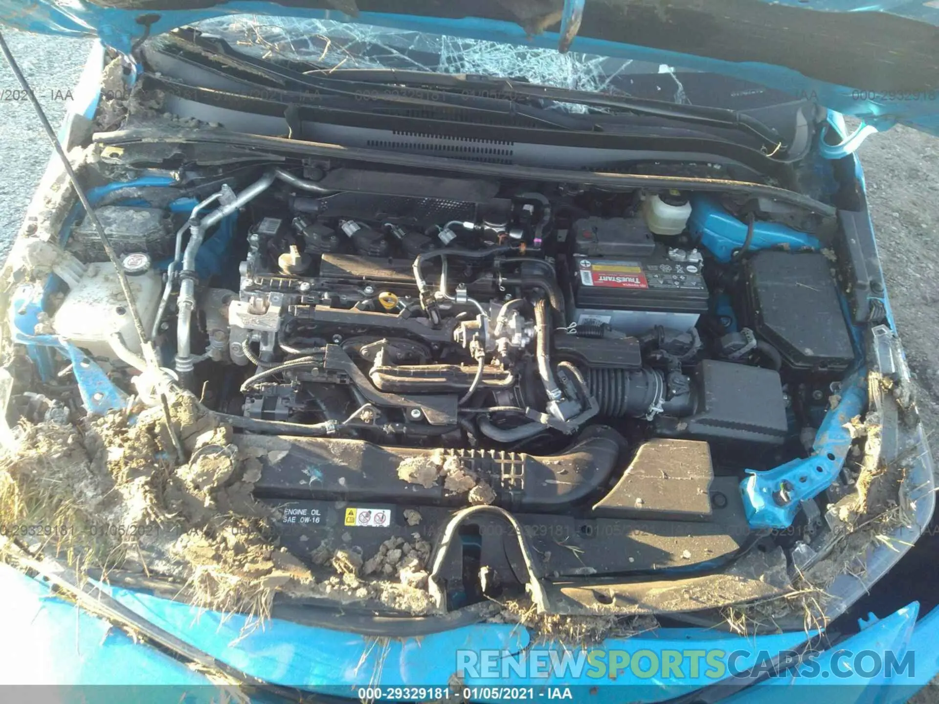 10 Photograph of a damaged car JTNK4RBE4K3068910 TOYOTA COROLLA HATCHBACK 2019