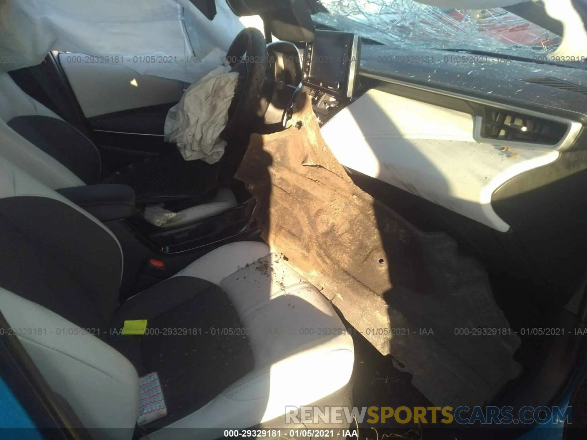 5 Photograph of a damaged car JTNK4RBE4K3068910 TOYOTA COROLLA HATCHBACK 2019