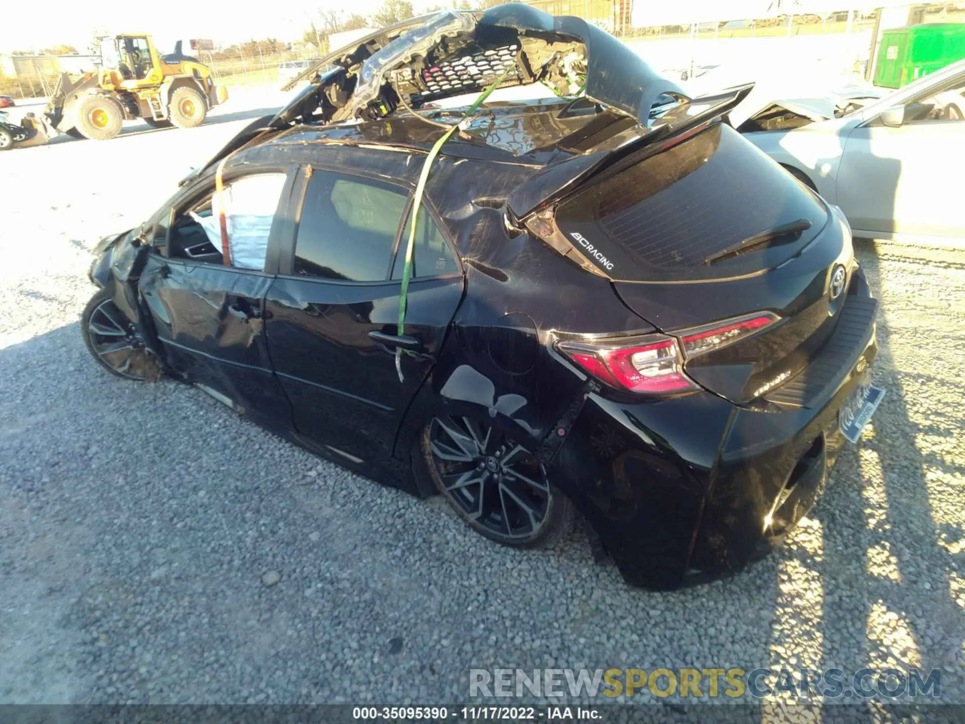 3 Фотография поврежденного автомобиля JTNK4RBE6K3036931 TOYOTA COROLLA HATCHBACK 2019