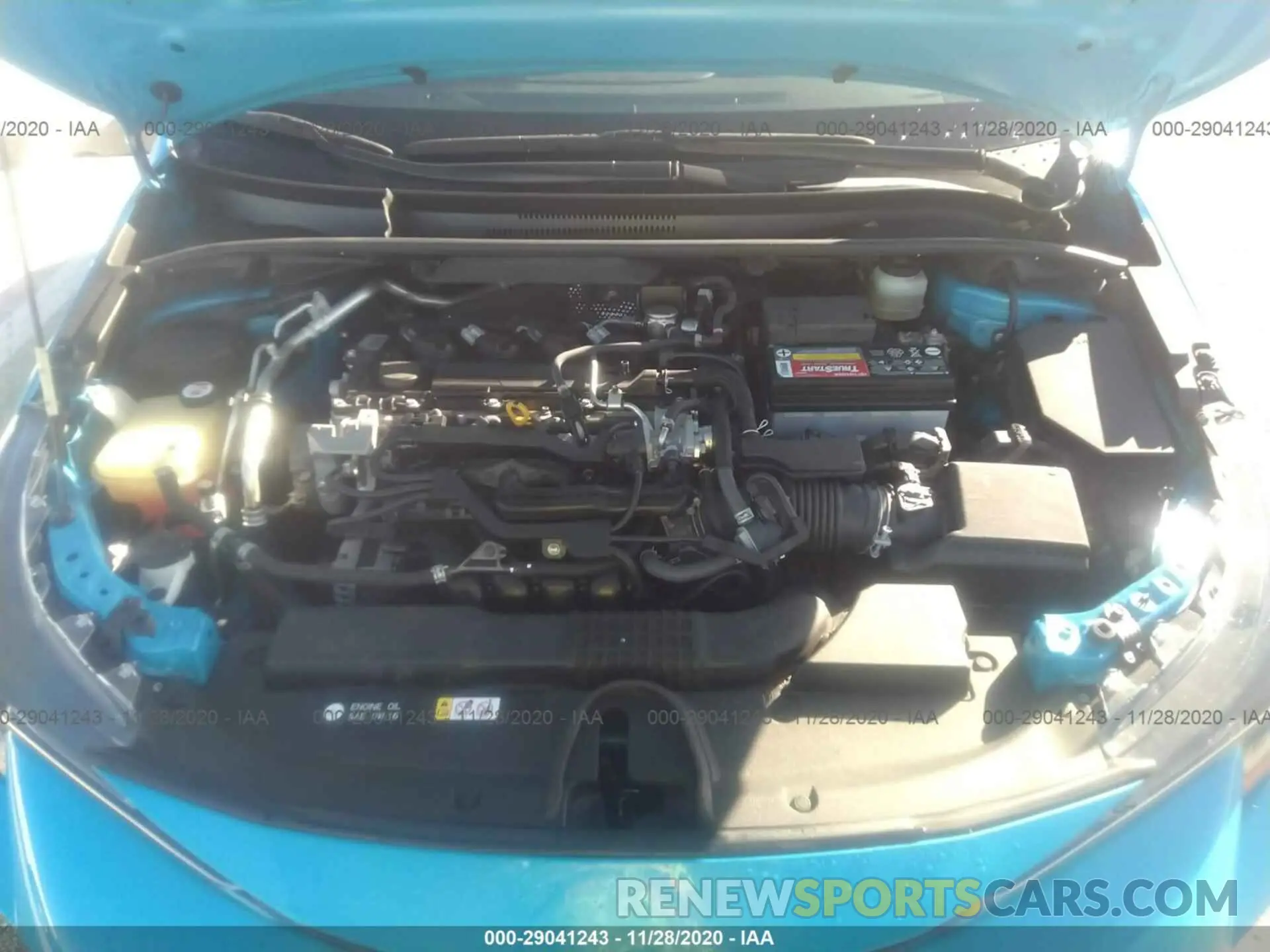 10 Photograph of a damaged car JTNK4RBE7K3012007 TOYOTA COROLLA HATCHBACK 2019