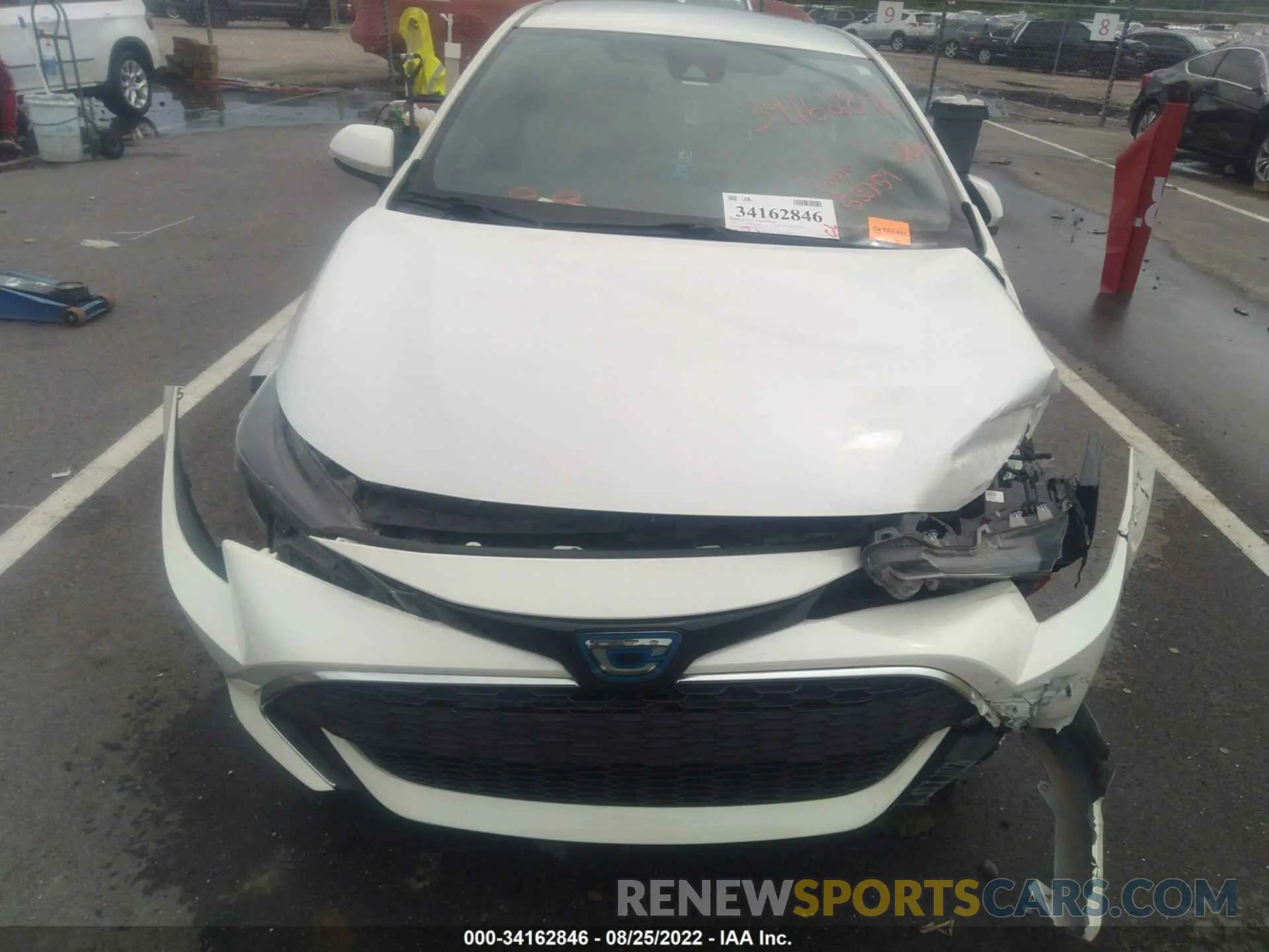 6 Фотография поврежденного автомобиля JTNK4RBE9K3026118 TOYOTA COROLLA HATCHBACK 2019