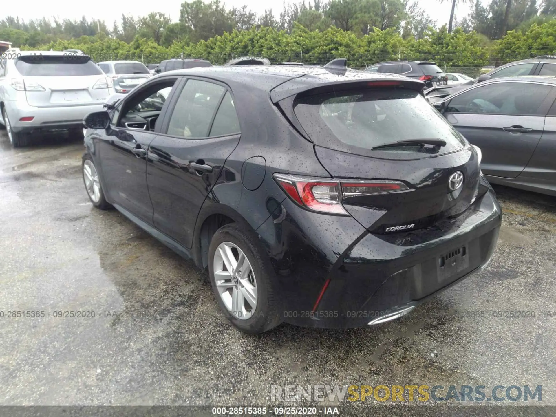 3 Photograph of a damaged car JTNK4RBE9K3054761 TOYOTA COROLLA HATCHBACK 2019