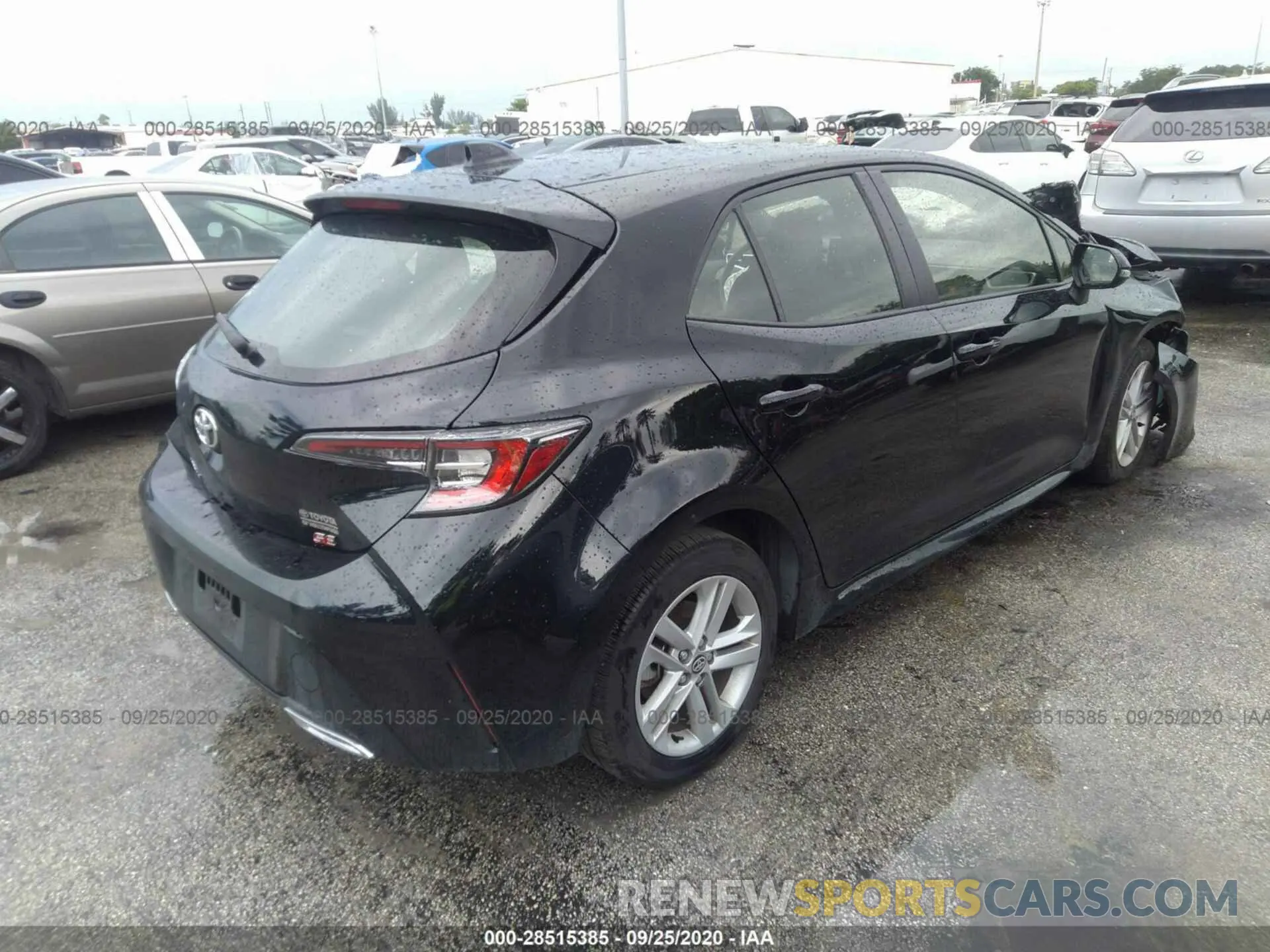 4 Photograph of a damaged car JTNK4RBE9K3054761 TOYOTA COROLLA HATCHBACK 2019
