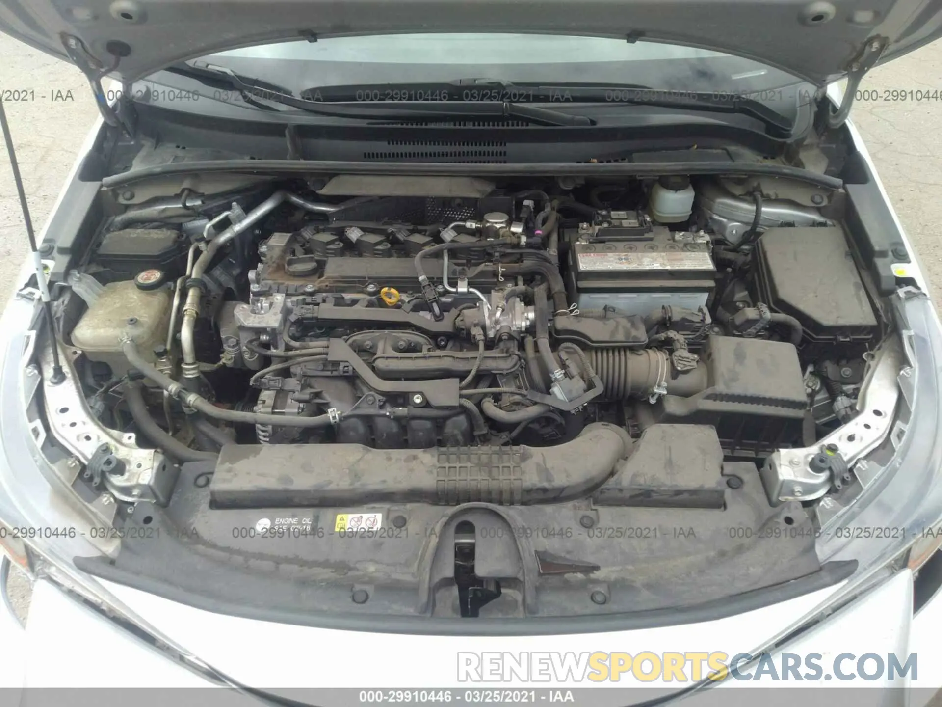 10 Photograph of a damaged car JTNK4RBEXK3010915 TOYOTA COROLLA HATCHBACK 2019