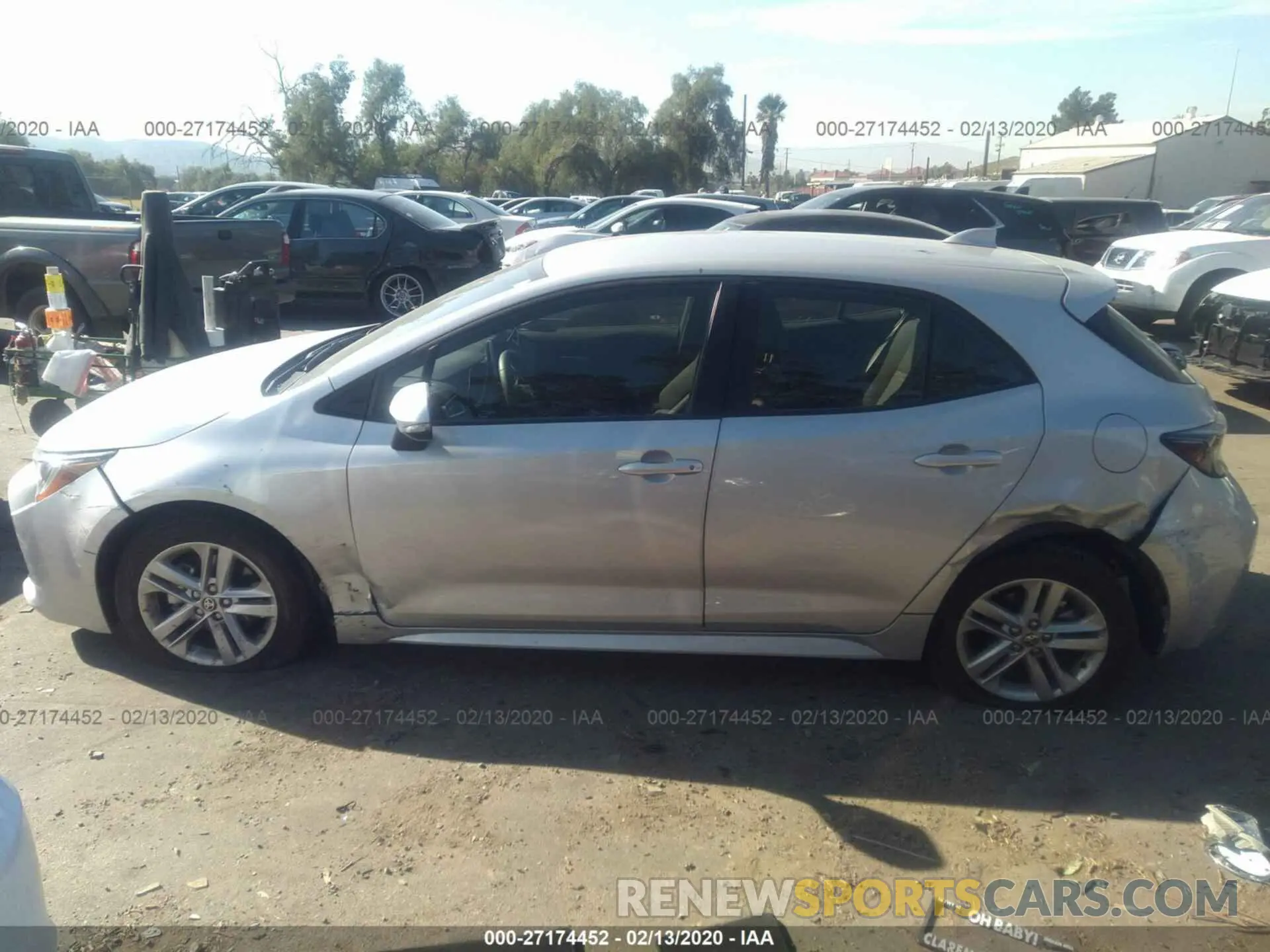 6 Photograph of a damaged car JTNK4RBEXK3064179 TOYOTA COROLLA HATCHBACK 2019