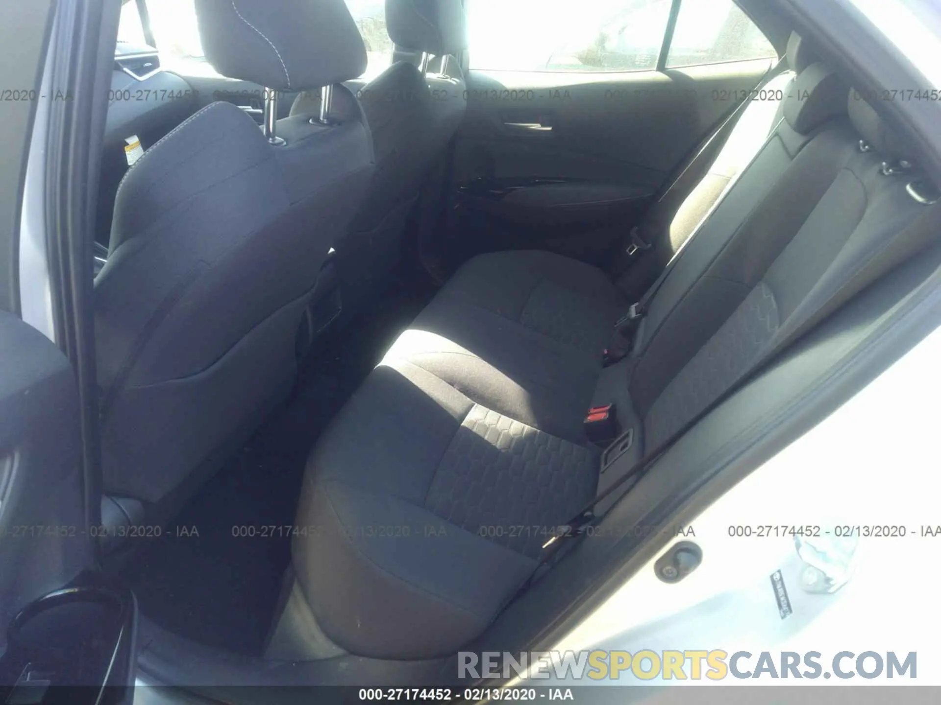 8 Photograph of a damaged car JTNK4RBEXK3064179 TOYOTA COROLLA HATCHBACK 2019