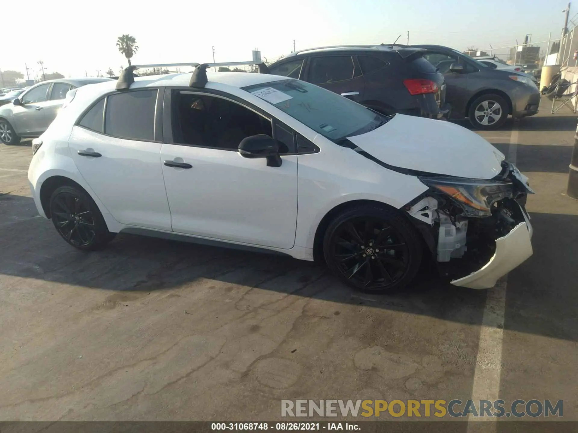 1 Photograph of a damaged car JTND4RBE3L3089287 TOYOTA COROLLA HATCHBACK 2020