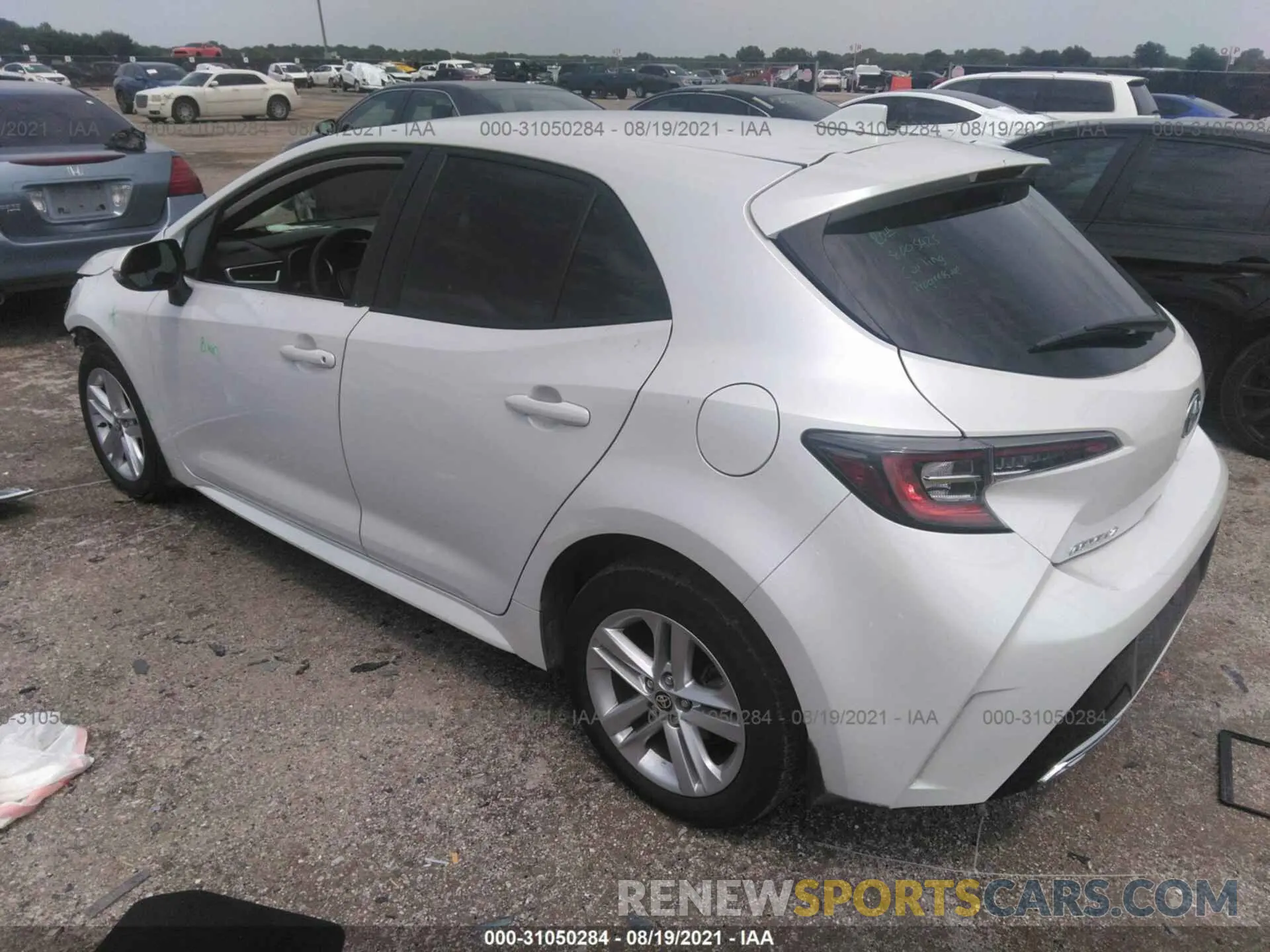 3 Photograph of a damaged car JTND4MBE6M3108936 TOYOTA COROLLA HATCHBACK 2021