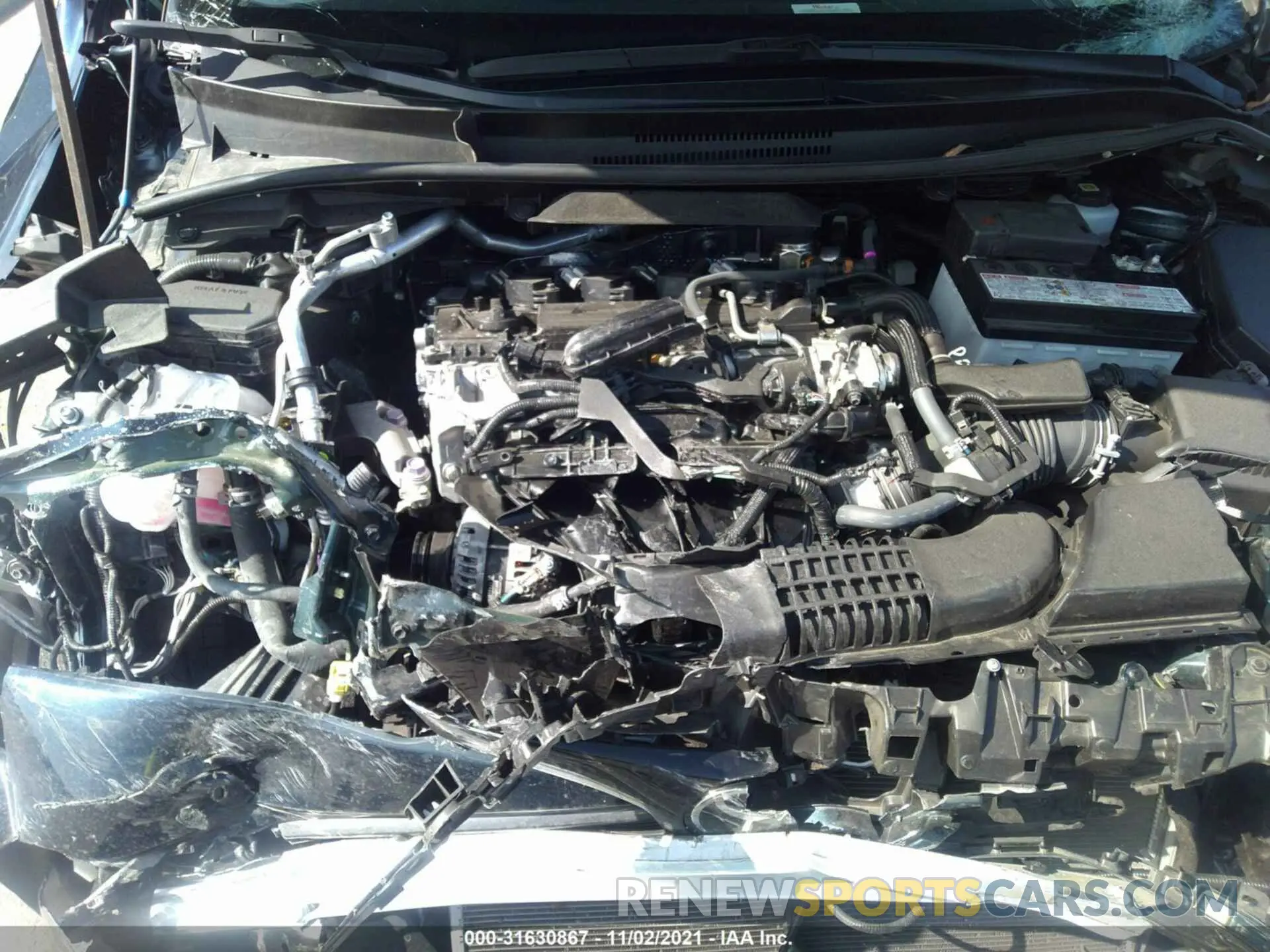 10 Photograph of a damaged car JTND4MBE6M3113103 TOYOTA COROLLA HATCHBACK 2021