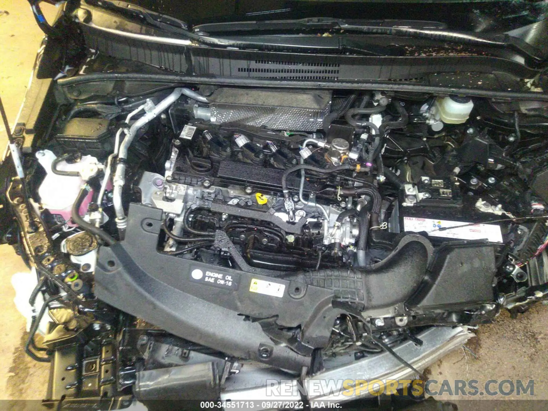 10 Фотография поврежденного автомобиля JTND4MBE6M3127499 TOYOTA COROLLA HATCHBACK 2021