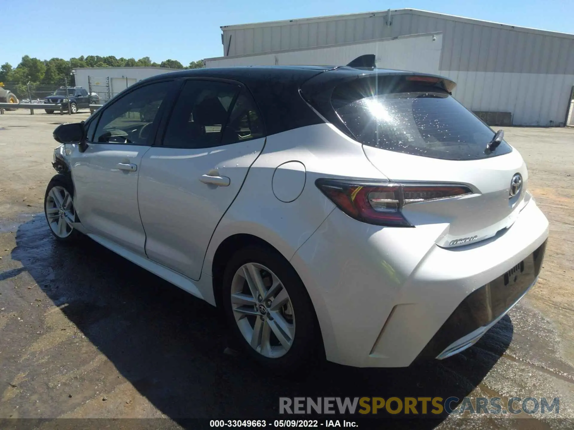 3 Photograph of a damaged car JTND4MBE2N3150408 TOYOTA COROLLA HATCHBACK 2022