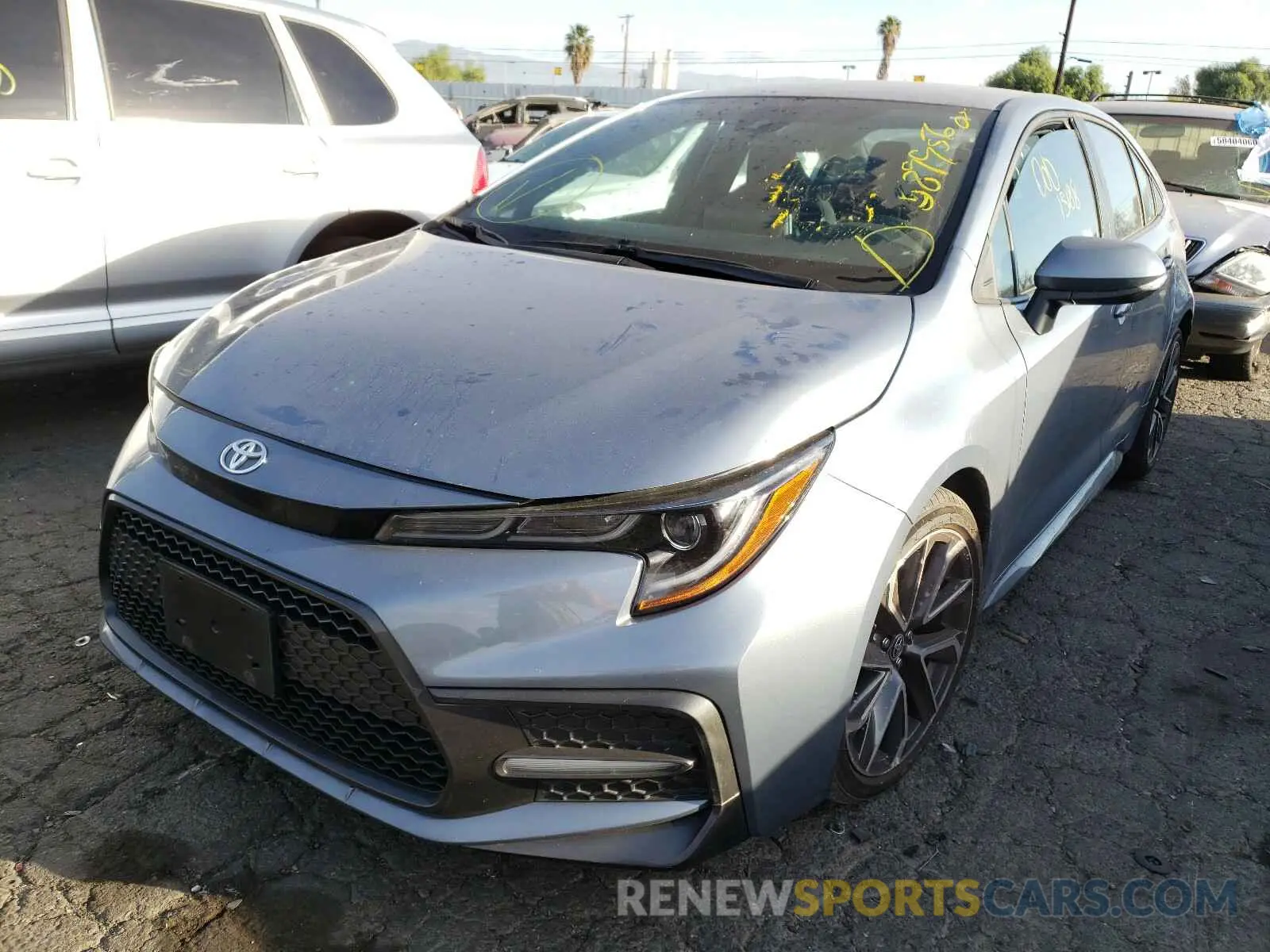 2 Photograph of a damaged car 5YFT4RCE5LP045300 TOYOTA COROLLA XS 2020