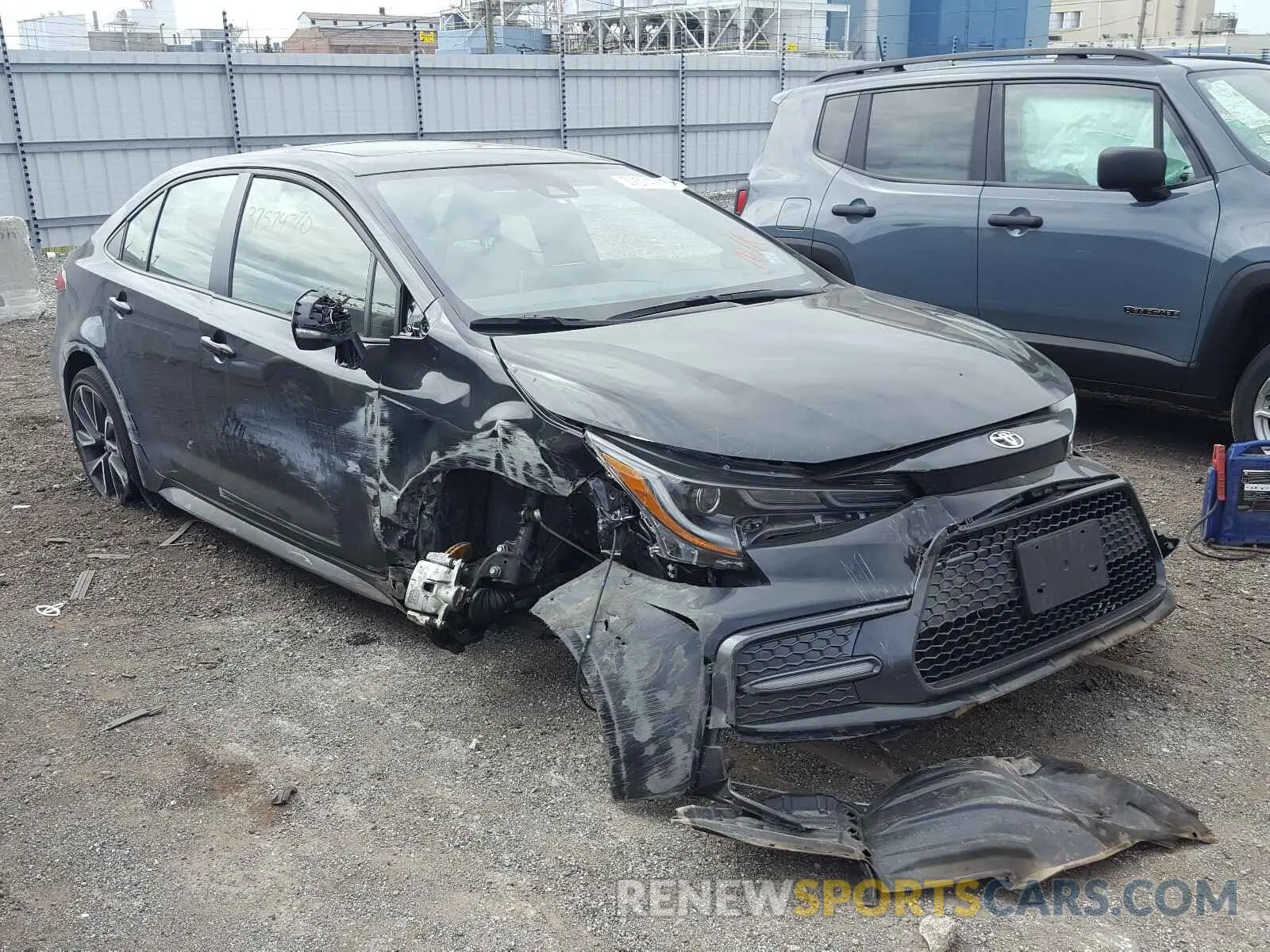 1 Photograph of a damaged car JTDT4RCE2LJ010802 TOYOTA COROLLA XS 2020