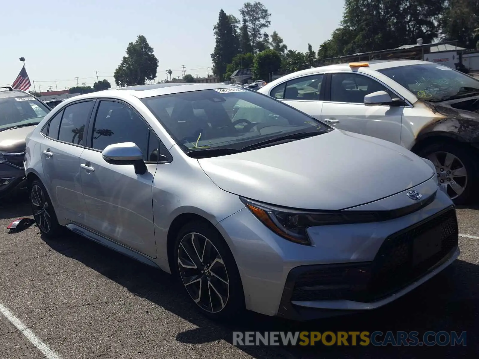 1 Photograph of a damaged car JTDT4RCE8LJ005538 TOYOTA COROLLA XS 2020