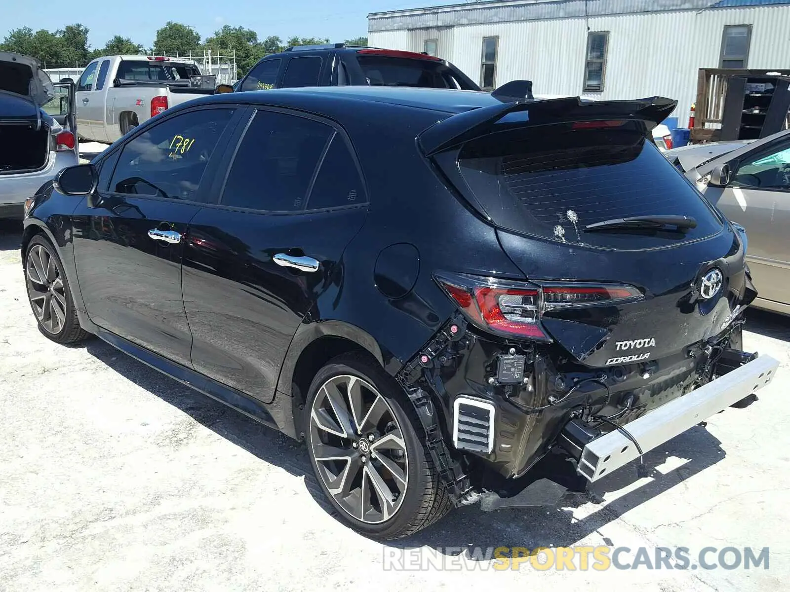 3 Photograph of a damaged car JTNC4RBE5L3083857 TOYOTA COROLLA XS 2020