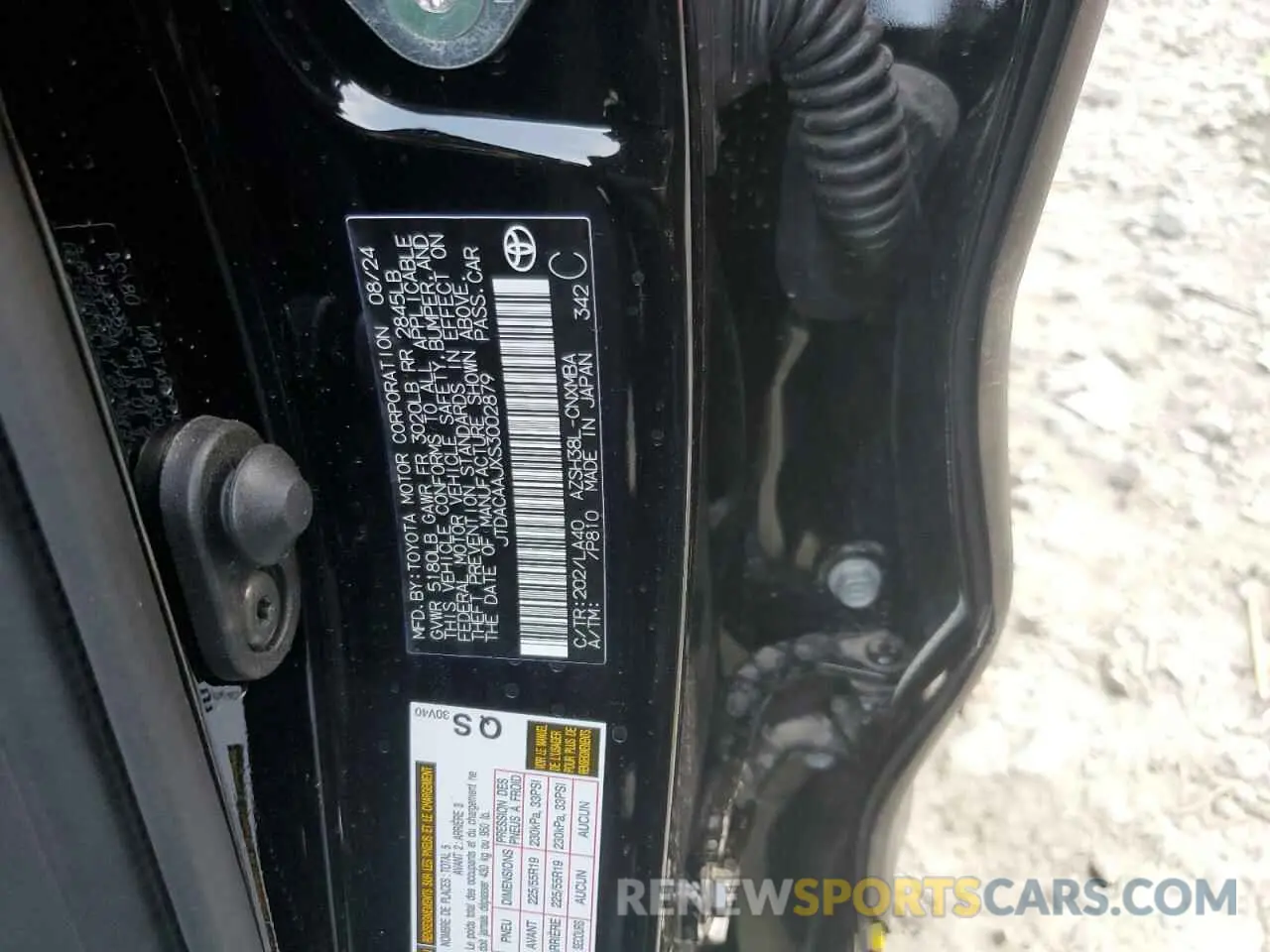 14 Фотография поврежденного автомобиля JTDACAAJXS3002879 TOYOTA CROWN SIGN 2025
